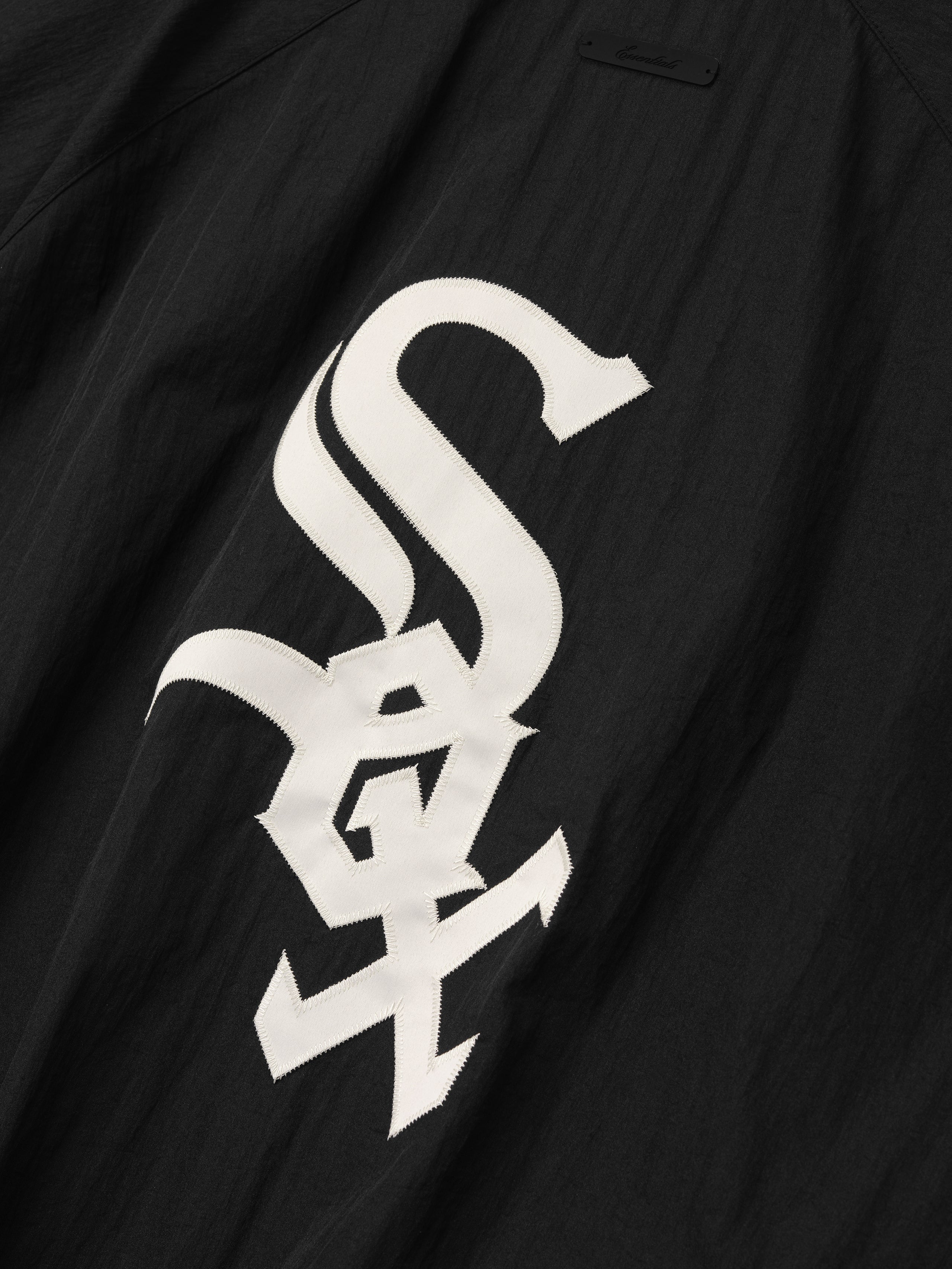 Essentials White Sox Half Zip Pullover Black