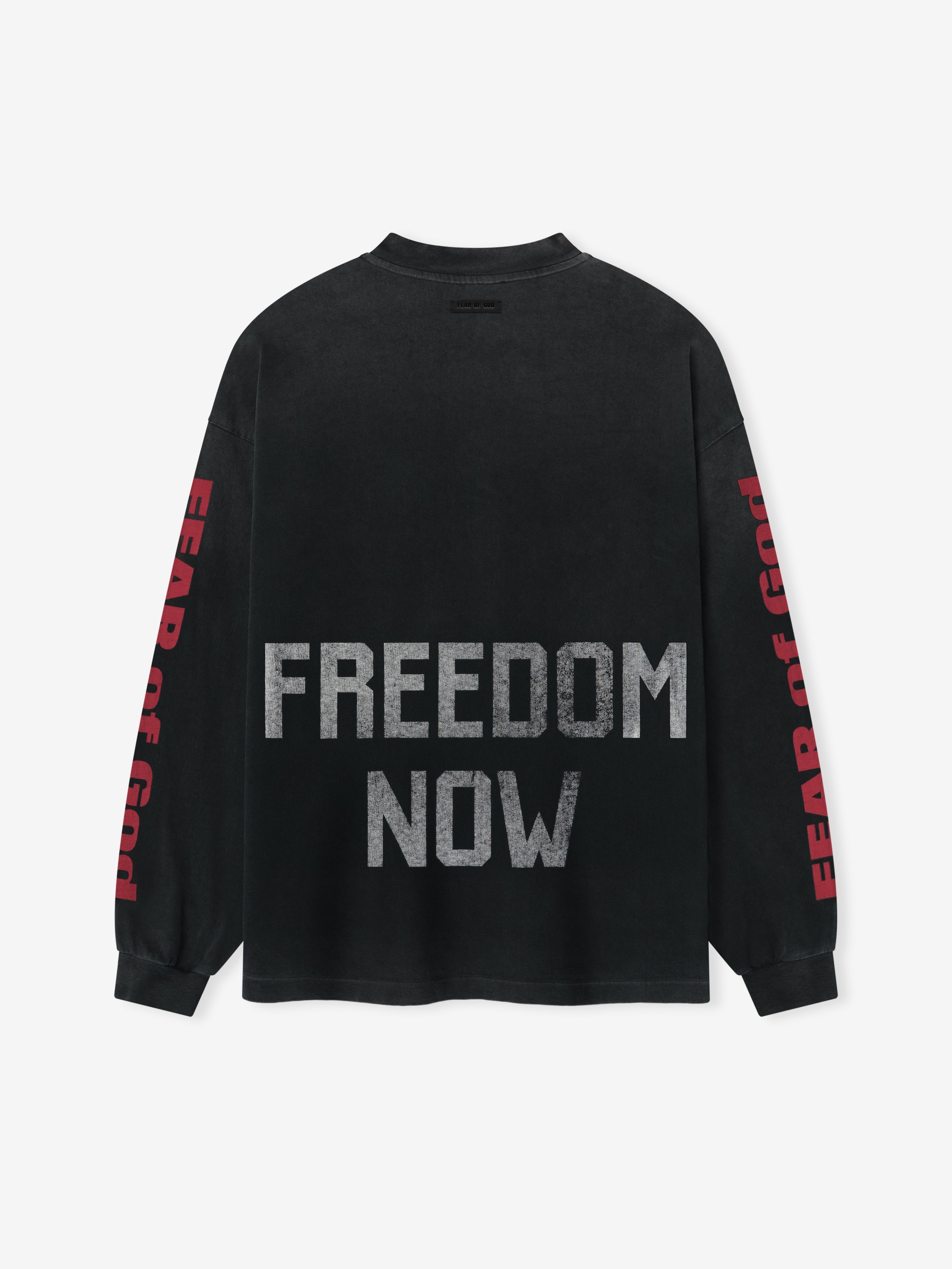 Essentials Freedom Relaxed Long Sleeve Tee Black