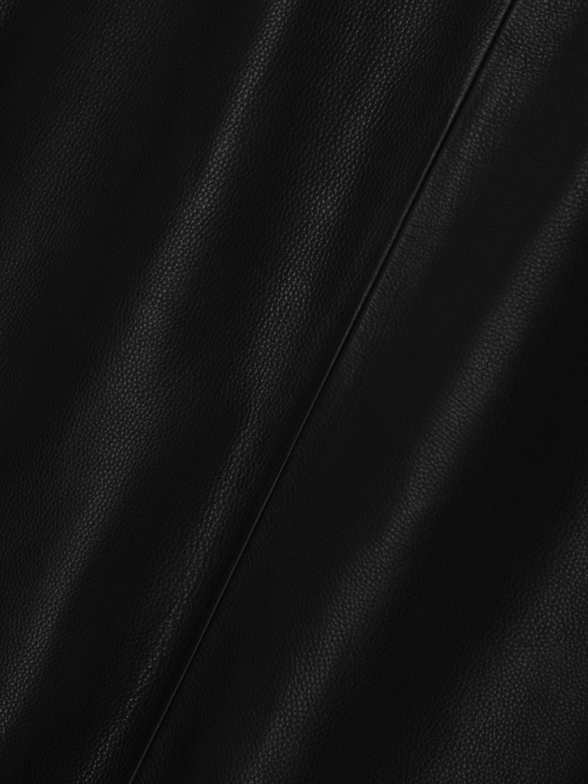 Essentials Leather Relaxed Blazer Black