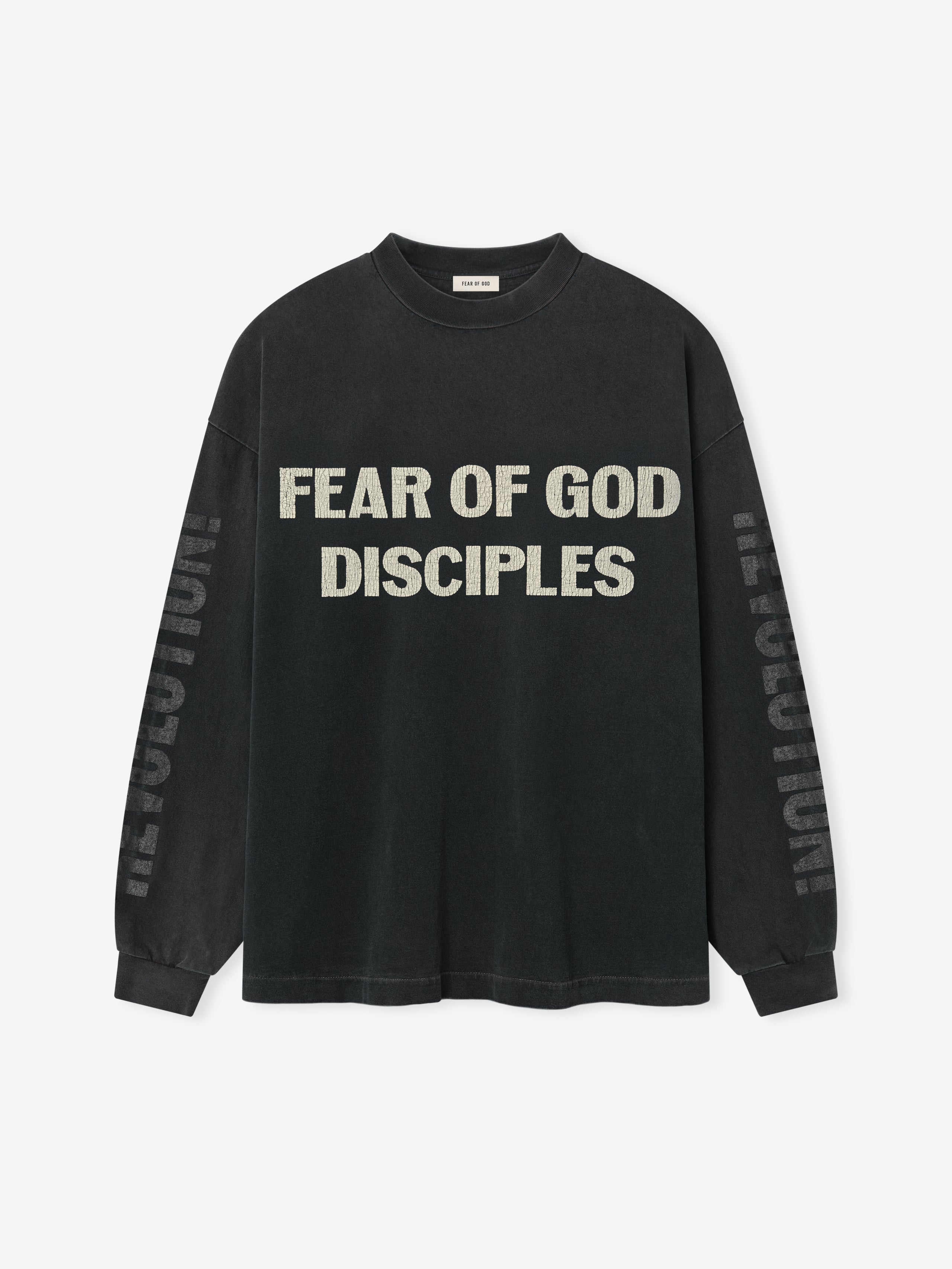 Essentials Disciple Relaxed Long Sleeve Tee Black