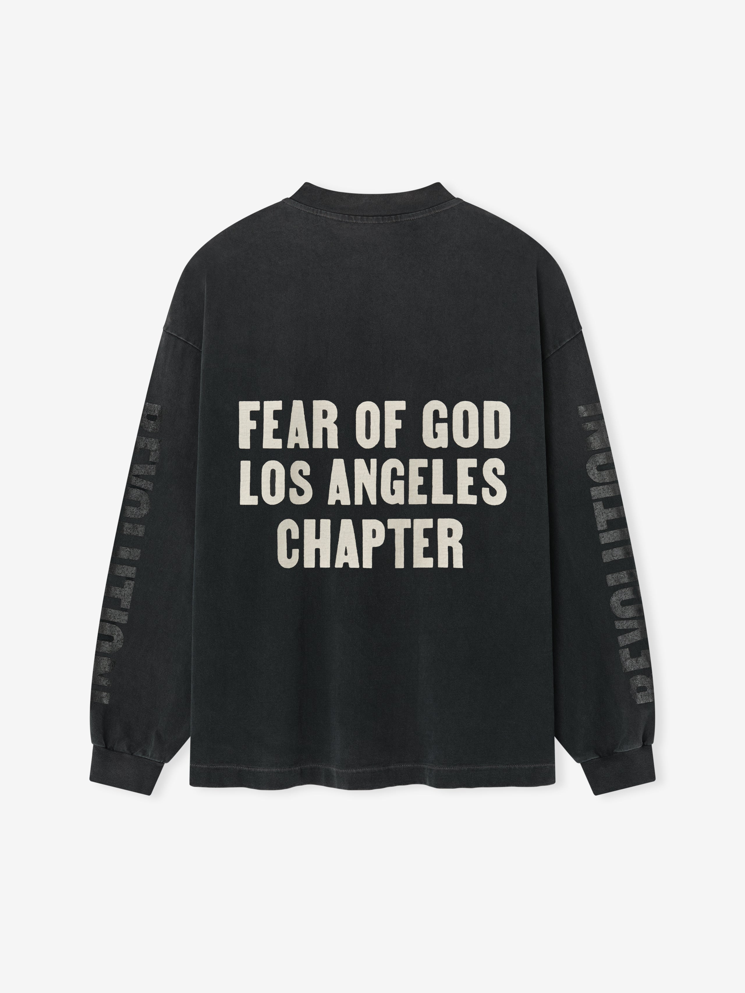 Essentials Disciple Relaxed Long Sleeve Tee Black