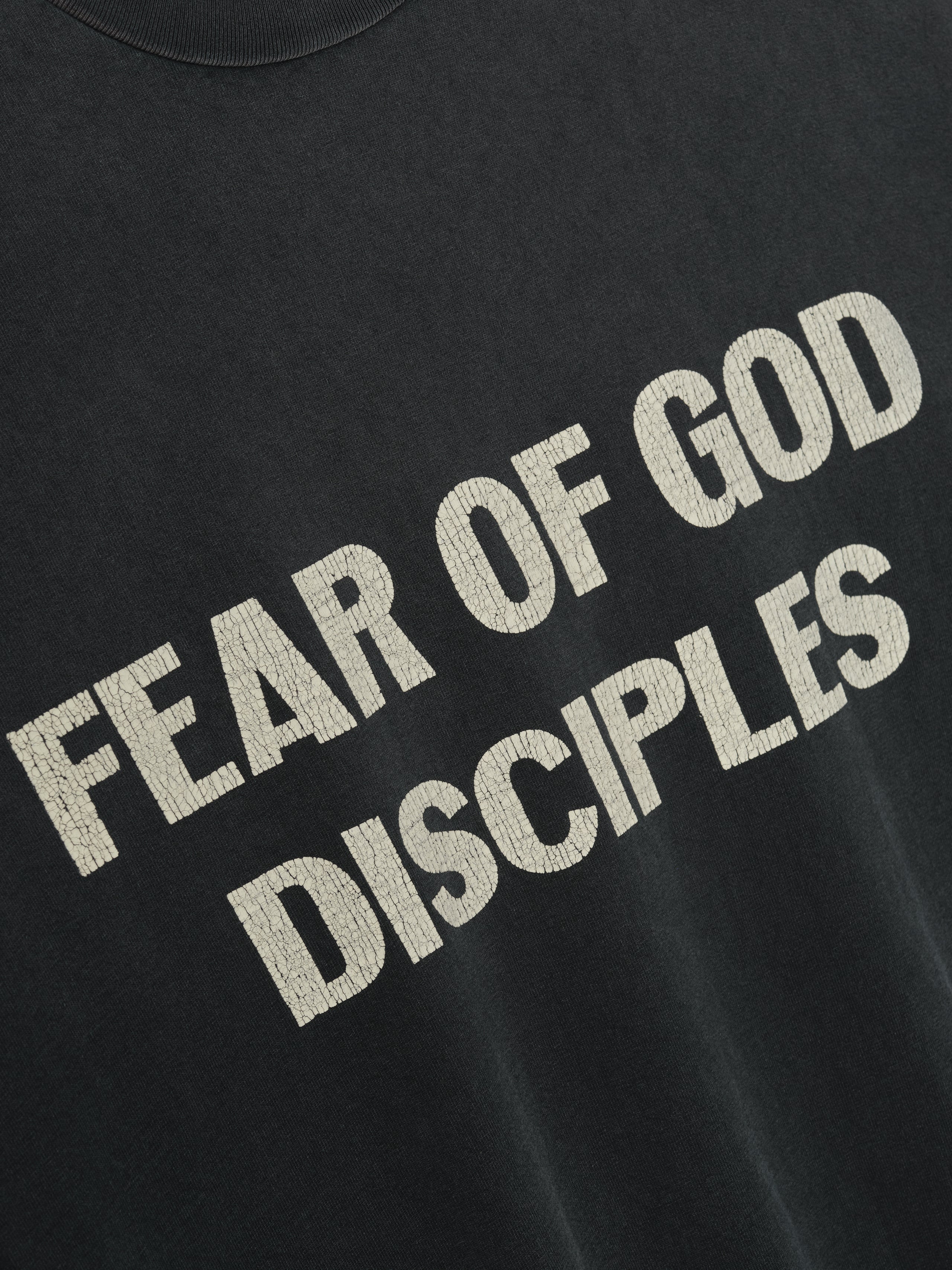 Essentials Disciple Relaxed Long Sleeve Tee Black
