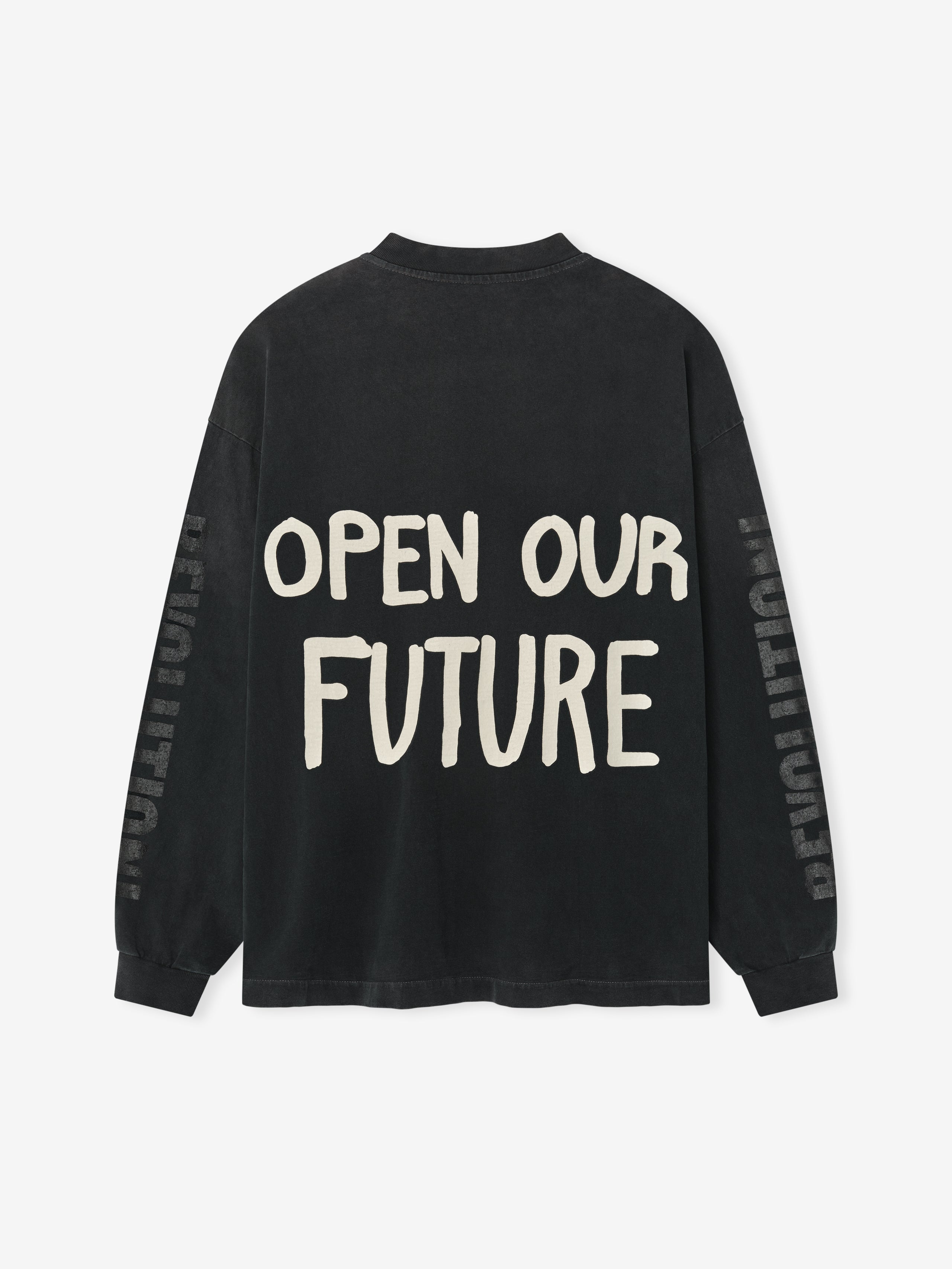Essentials For All People Relaxed Long Sleeve Tee Black