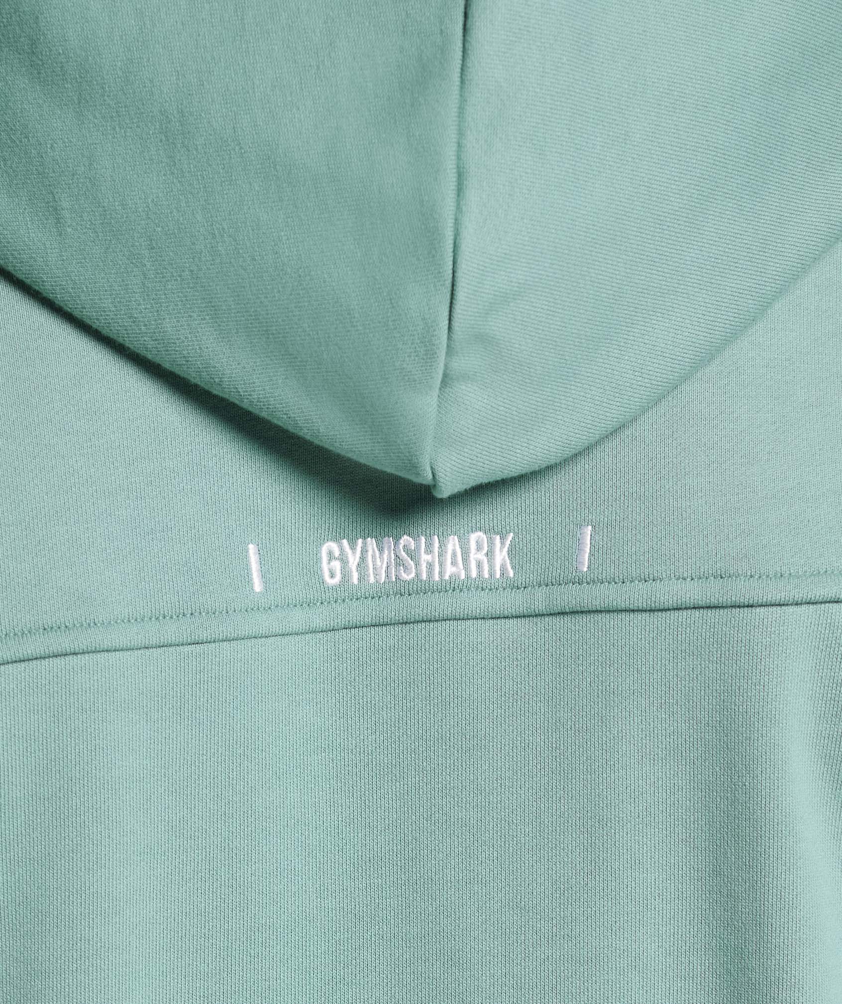 Gymshark Rest Day Essentials Boxy Hoodie Celeste Blue