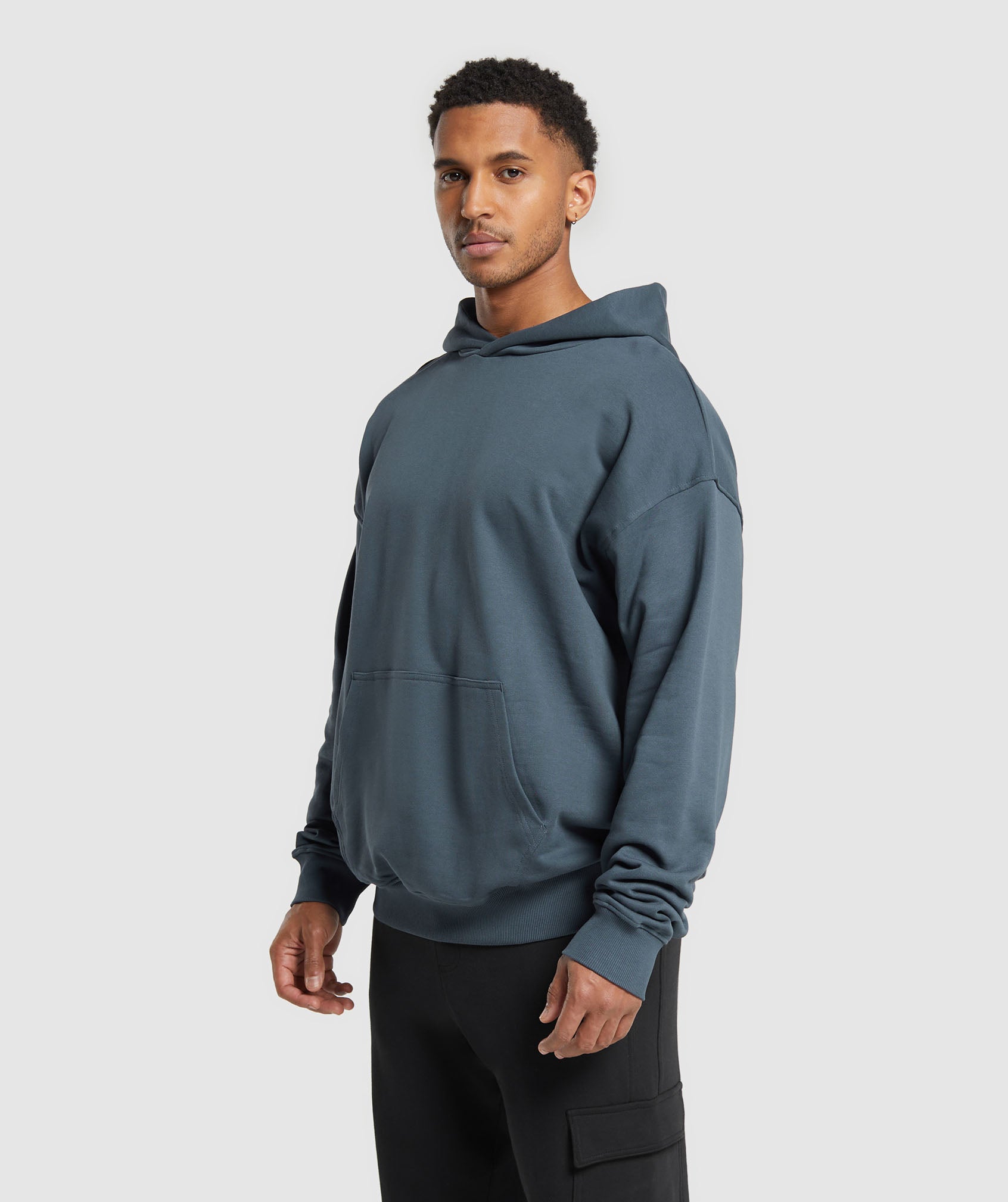 Gymshark Rest Day Essentials Hoodie Titanium Blue