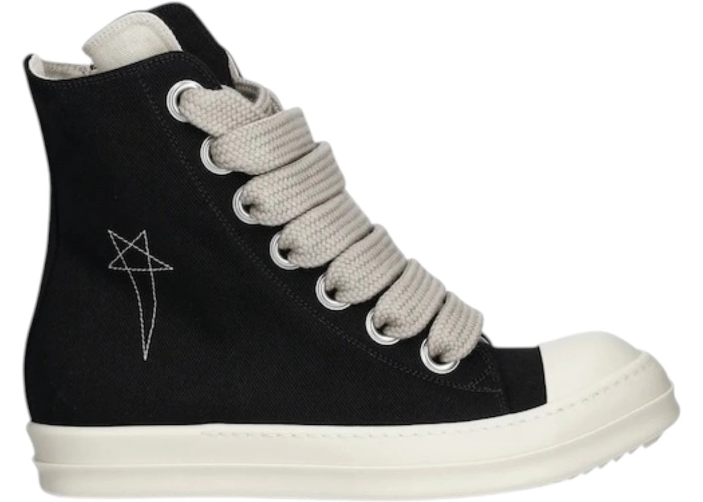 Rick Owens Drkshdw Jumbolace High Black Milk