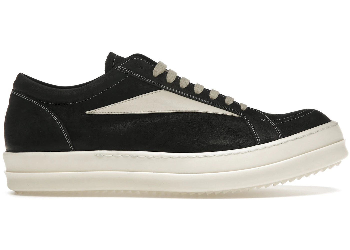 Rick Owens Luxor Vintage Sneaks Black Milk