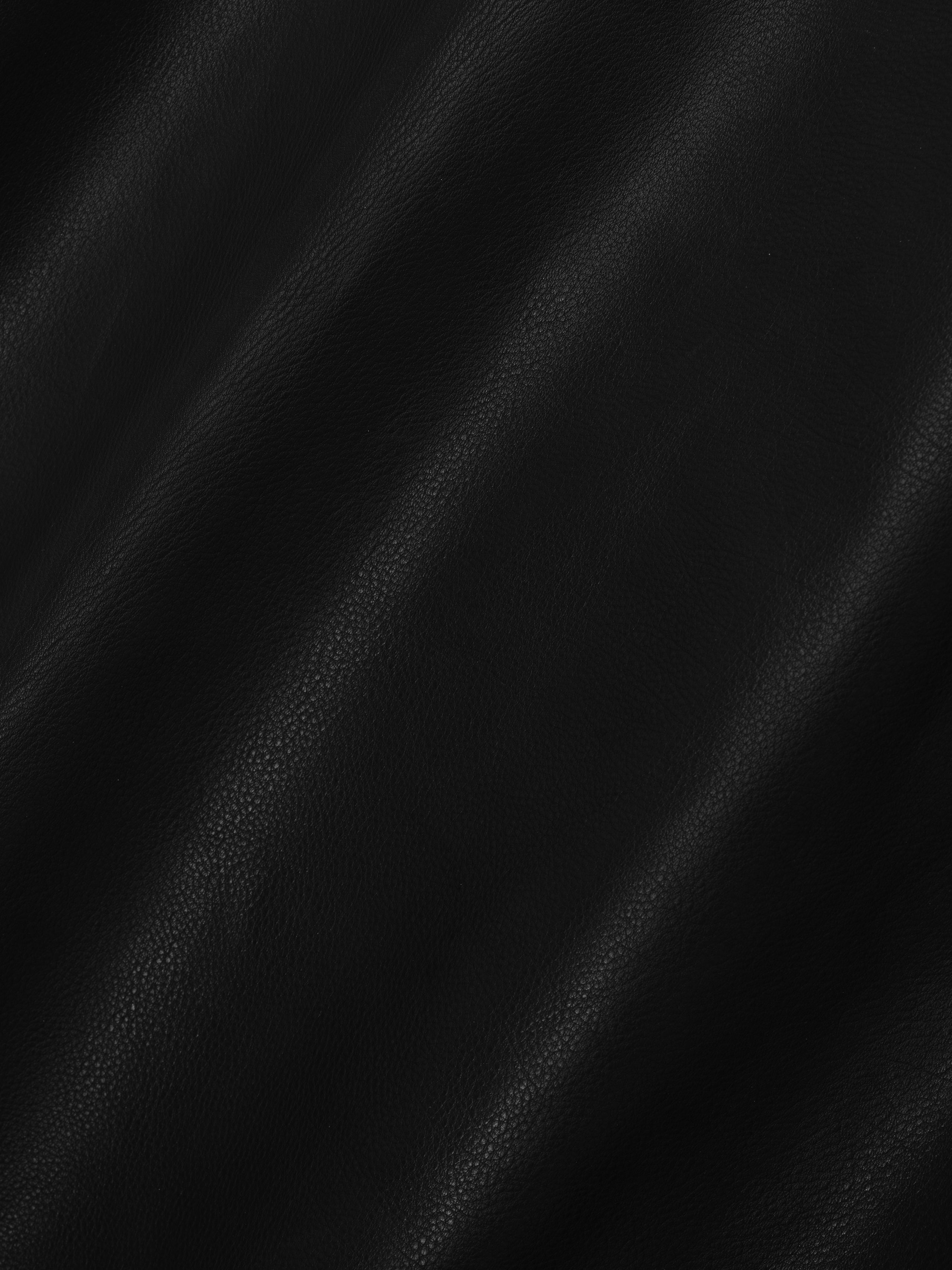 Essentials Leather Rider Jacket Black