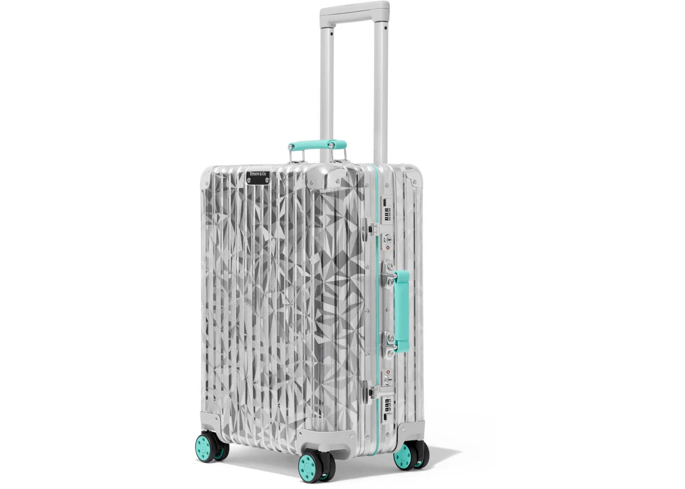 Rimowa X Tiffany & Co. Rock Cut Cabin Silver