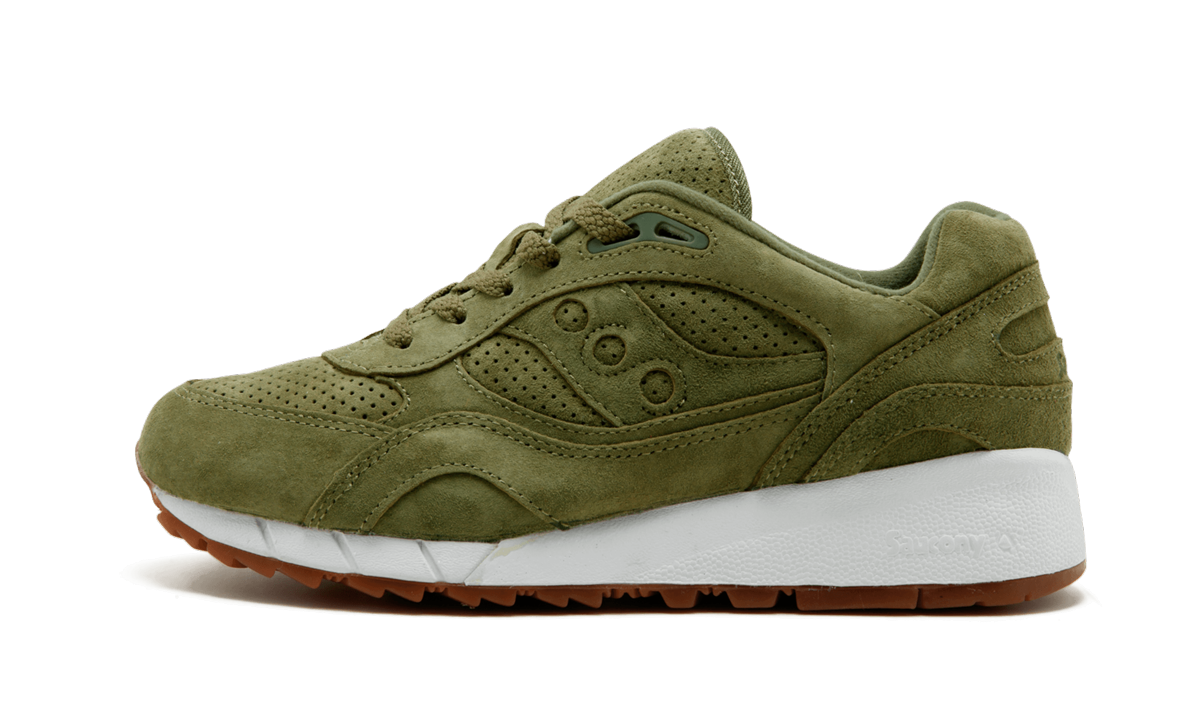 Saucony Shadow 6000 Olive Suede (Packer Shoes)