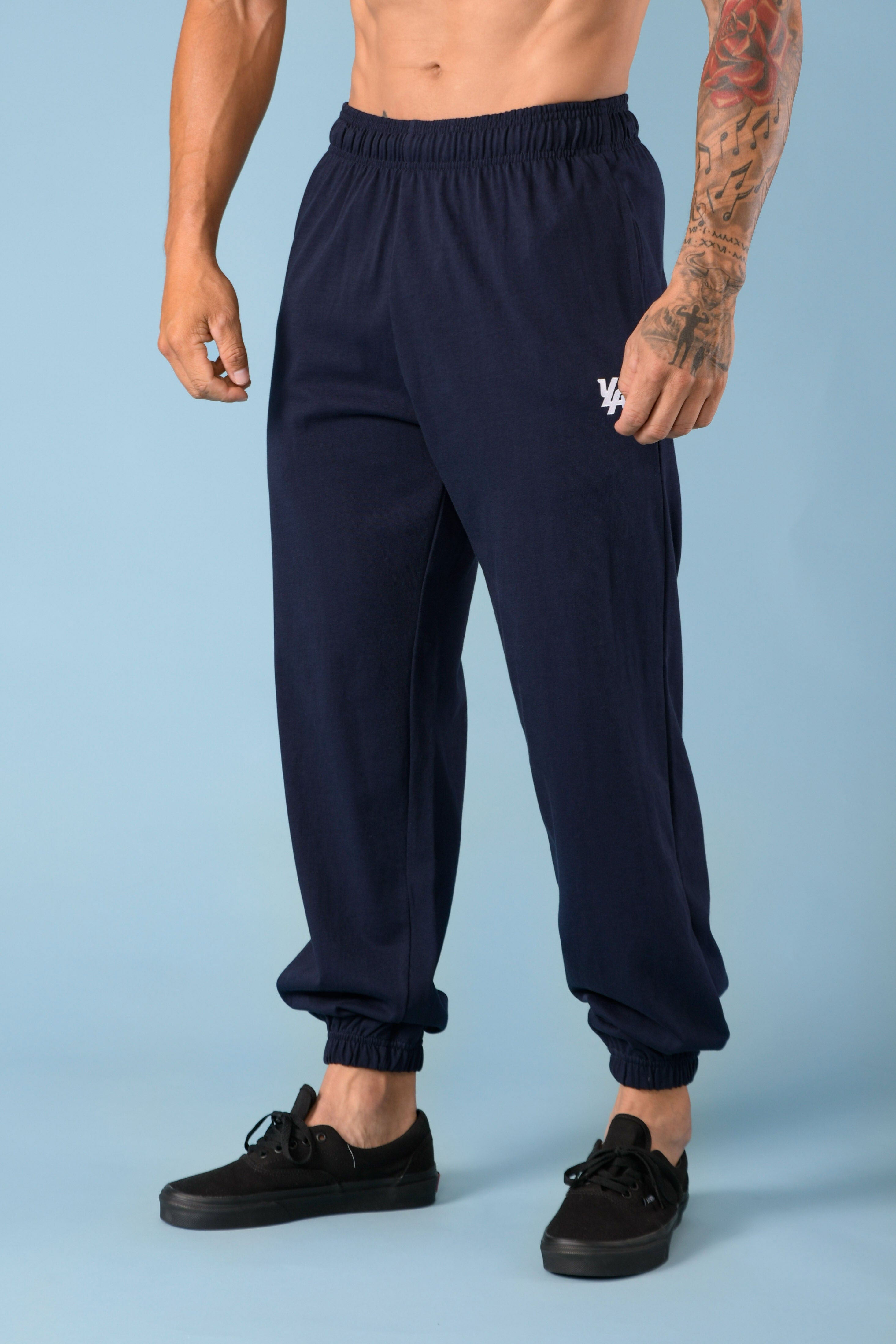 YoungLA 231 Pump Cover Joggers Navy