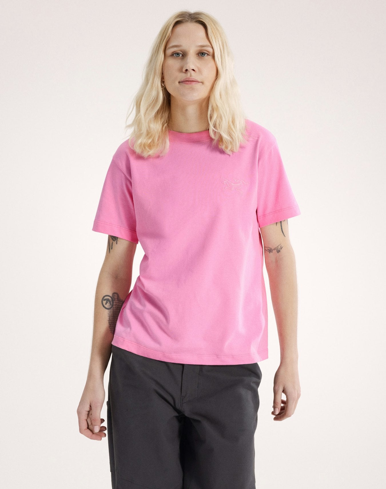 Arc'teryx Kragg Cotton Little Bird Crew Shirt SS Women's - Pineberry