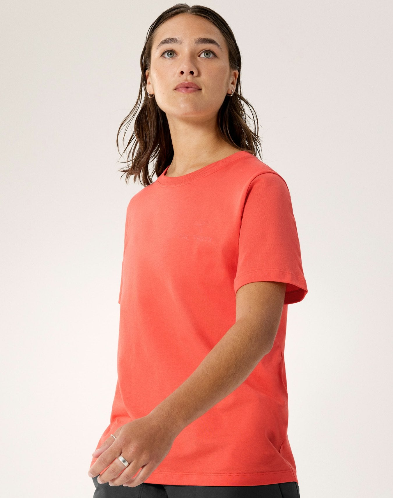 Arc'teryx Kragg SL Cotton Emblem Crew Shirt SS Women's - Dk Reef
