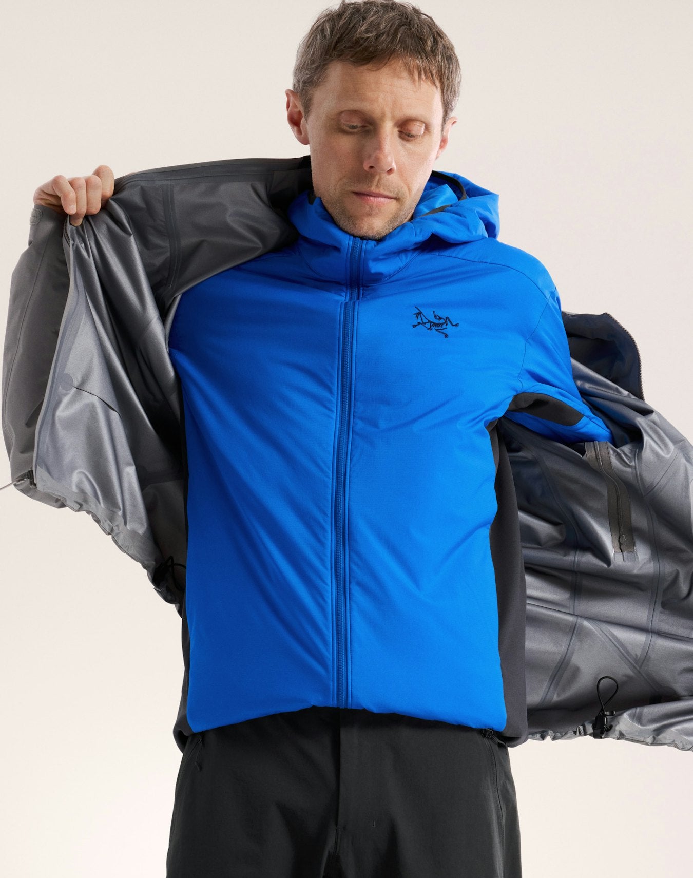 Arc'teryx Atom Hoody Men's - Fluidity / Blk Sapphire