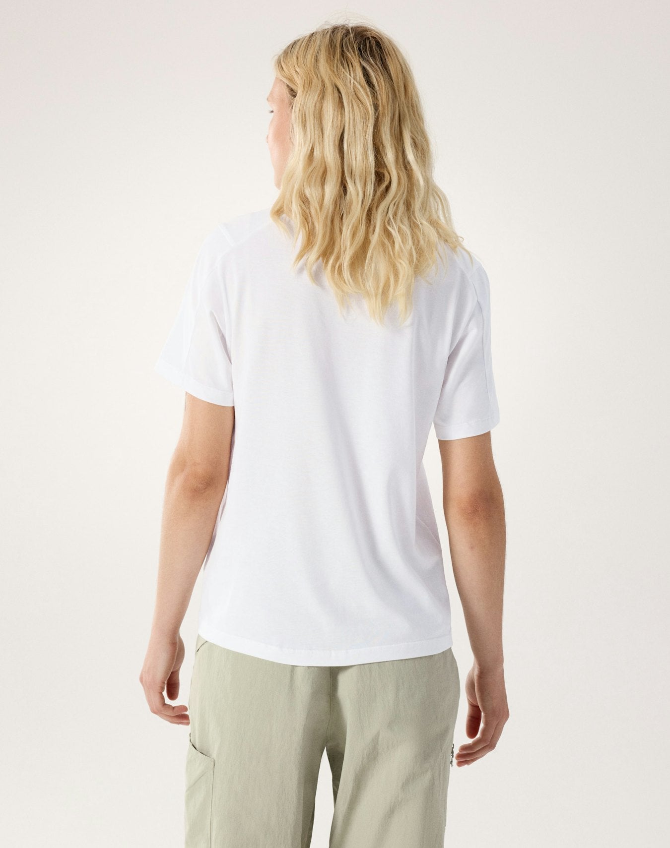 Arc'teryx Kragg SL Cotton Heatmap Crew Shirt SS Women's - White Light