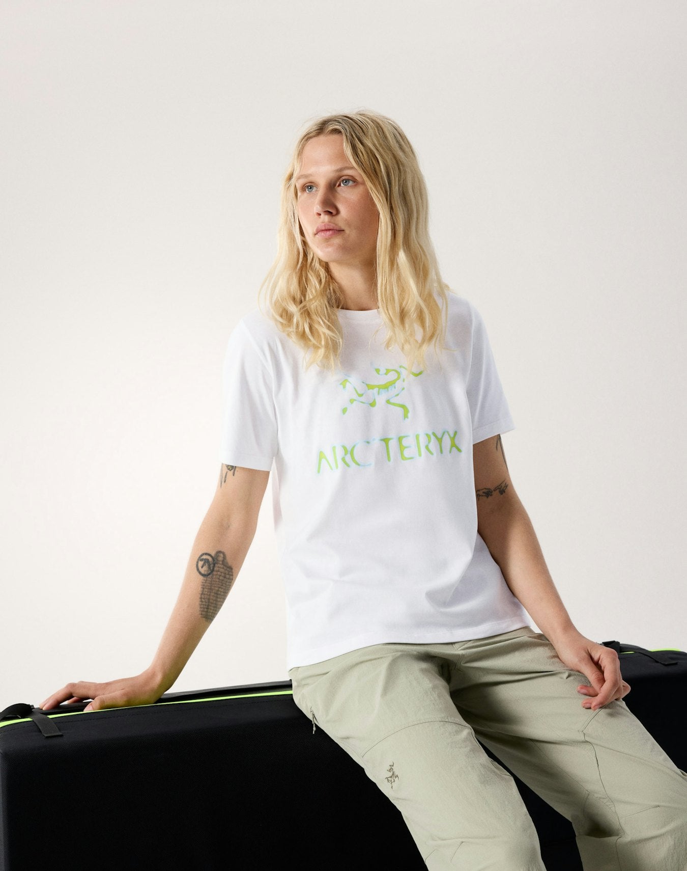 Arc'teryx Kragg SL Cotton Heatmap Crew Shirt SS Women's - White Light