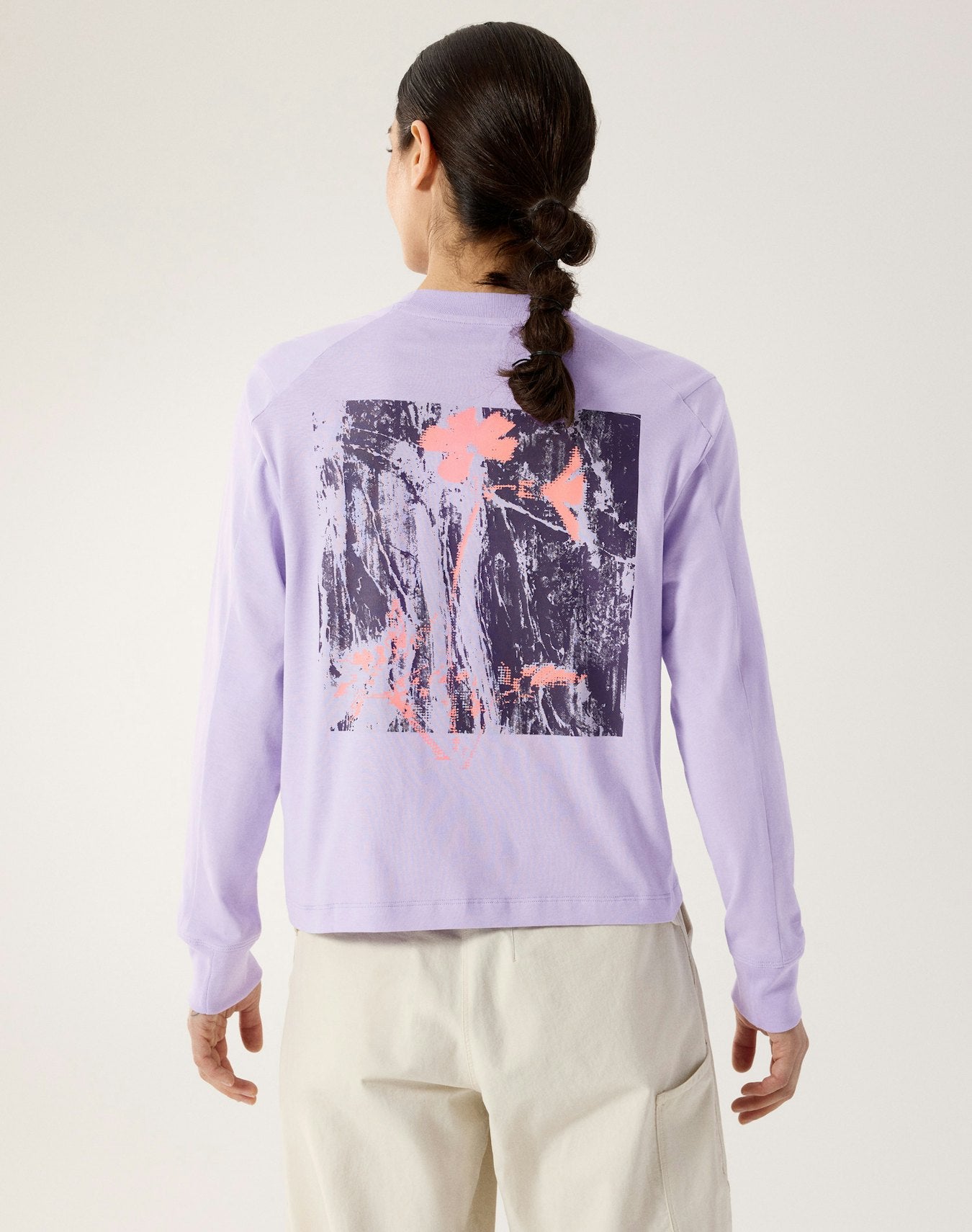 Arc'teryx Kragg SL Cotton Bloom Crew Shirt LS Women's - Mallow