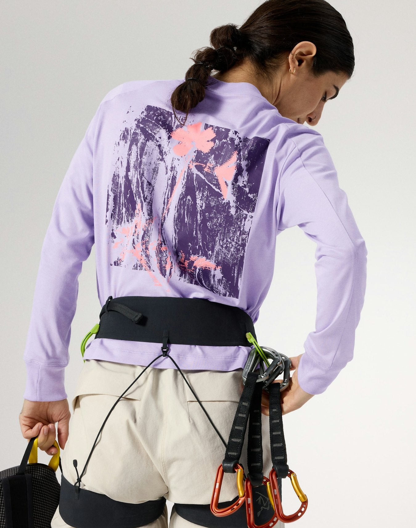 Arc'teryx Kragg SL Cotton Bloom Crew Shirt LS Women's - Mallow