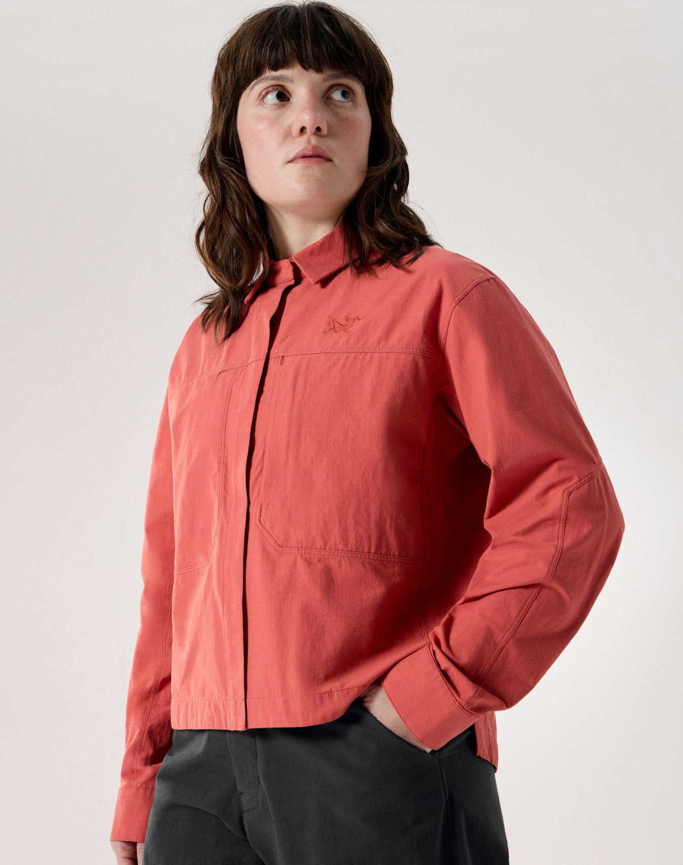 Arc'teryx Clarkia SL Cotton Overshirt Women's - Stone Red