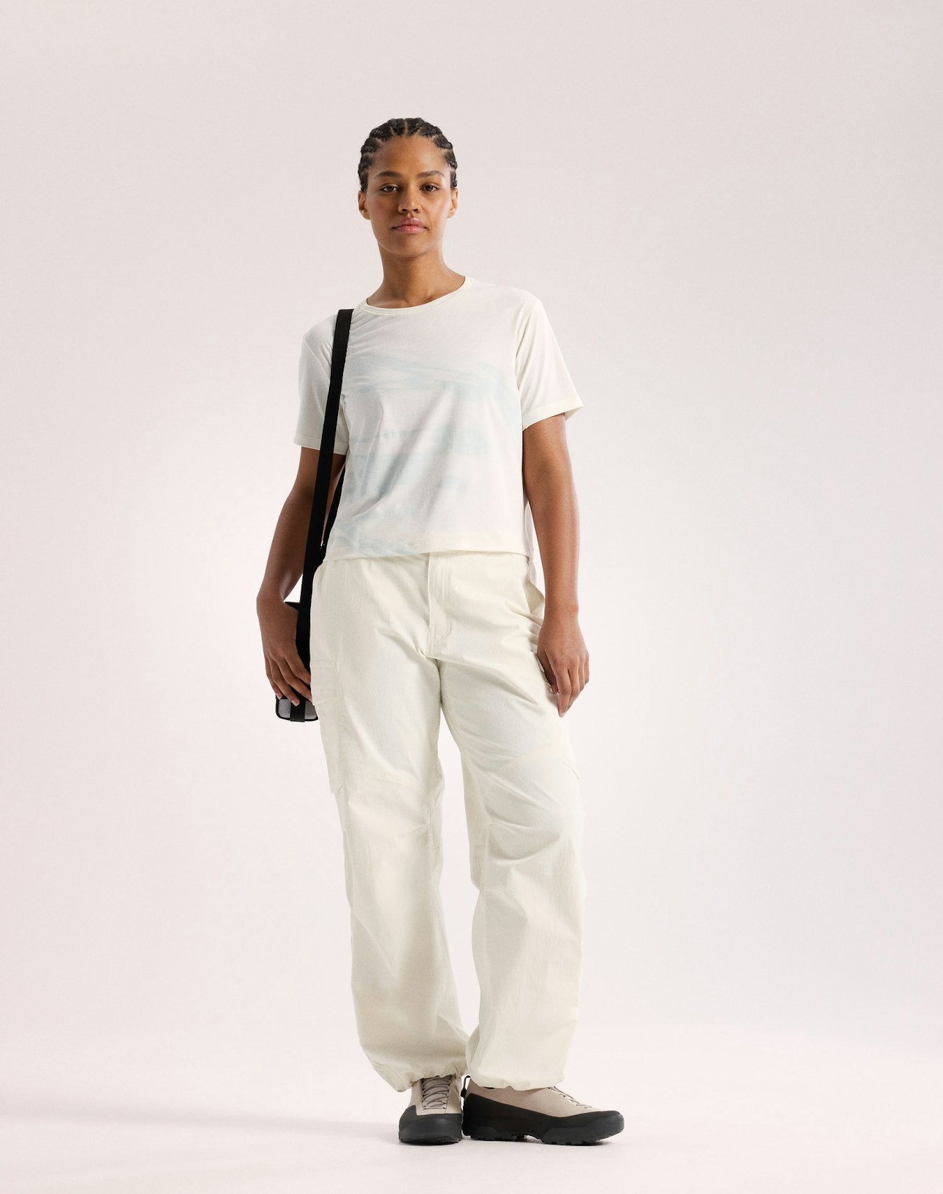 Arc'teryx Sunna Speed Bird Crop Shirt Women's - Arctic Silk