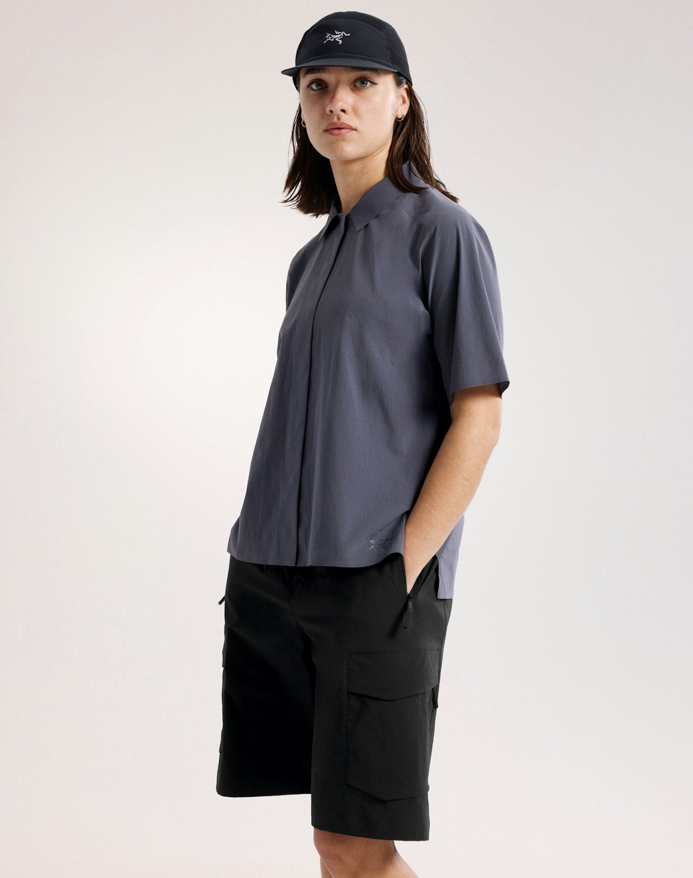 Arc'teryx Olia Shirt SS Women's - Dk Stratus
