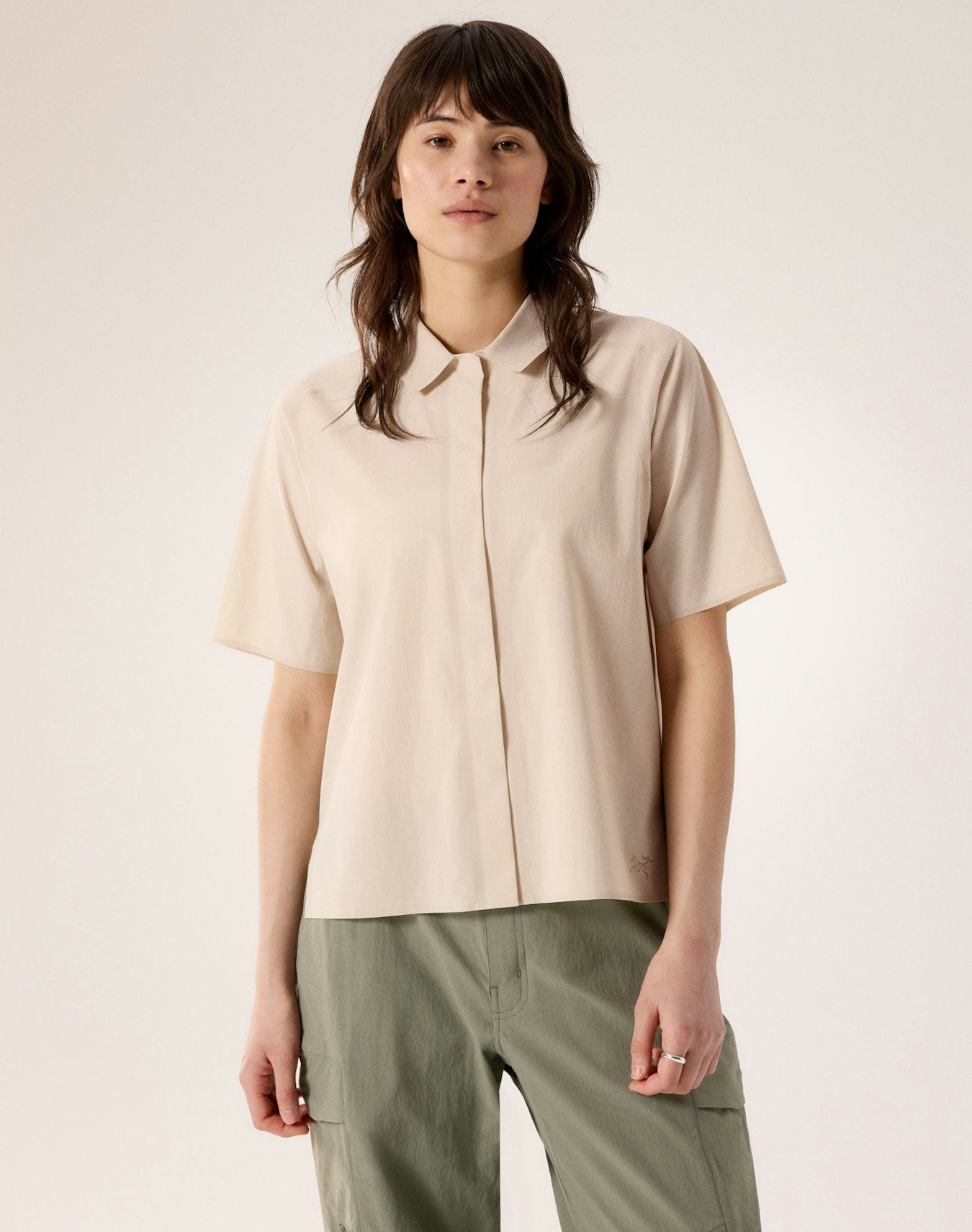 Arc'teryx Olia Shirt SS Women's - Sea Salt