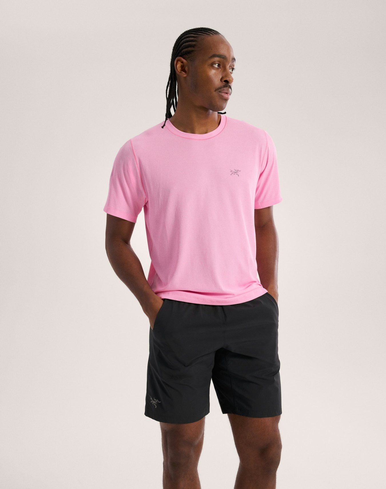 Arc'teryx Cormac Crew Neck Shirt SS Men's - Pineberry