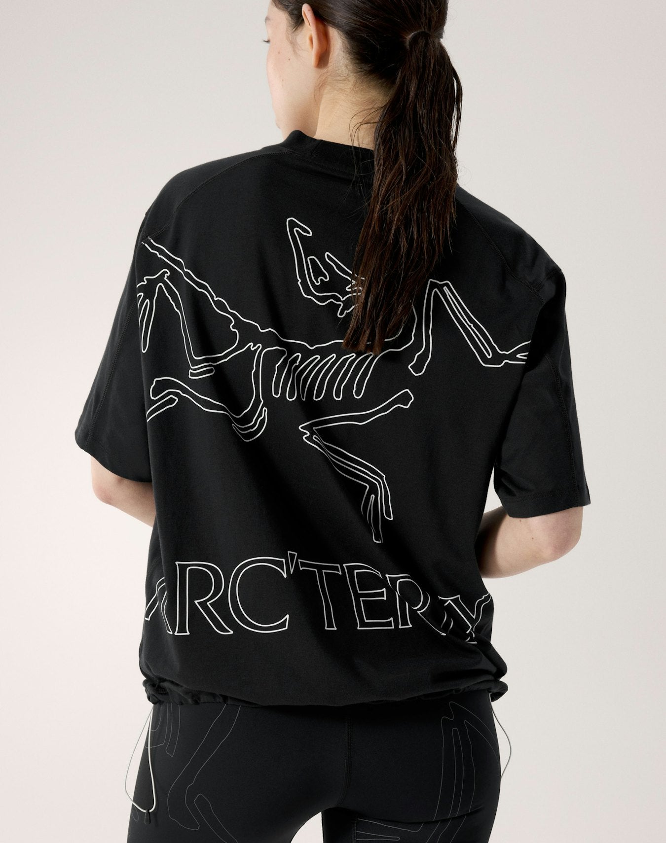 Arc'teryx Subida SS Tee Women's - Black / Arctic Silk
