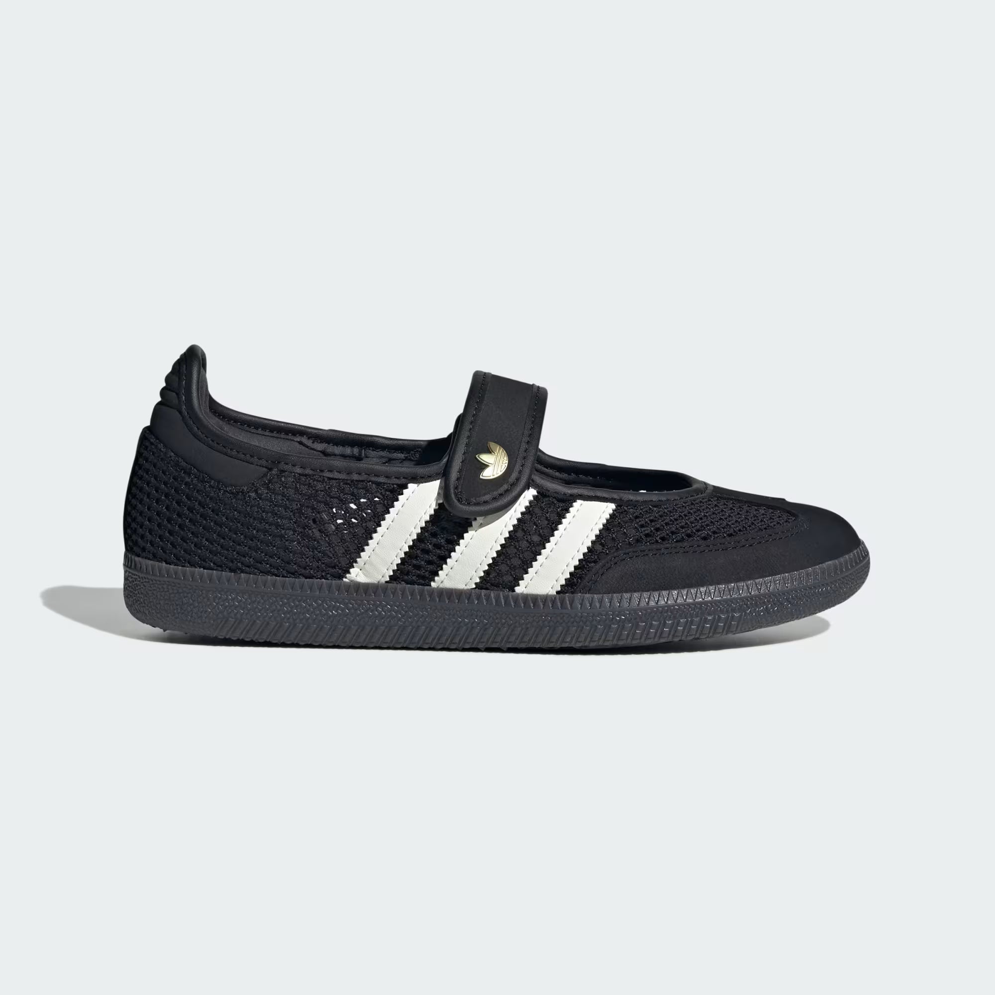 Adidas Samba Jane Core Black Off White Gold Metallic