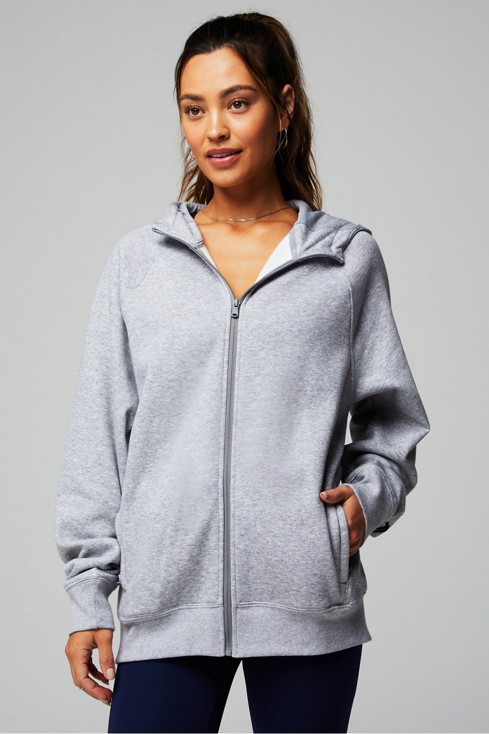 Fabletics The Go-To Full Zip Hoodie