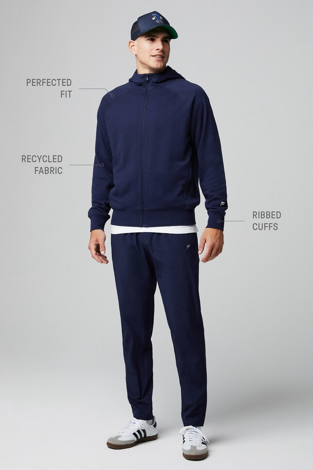 Fabletics The Year Round Terry Full Zip Hoodie