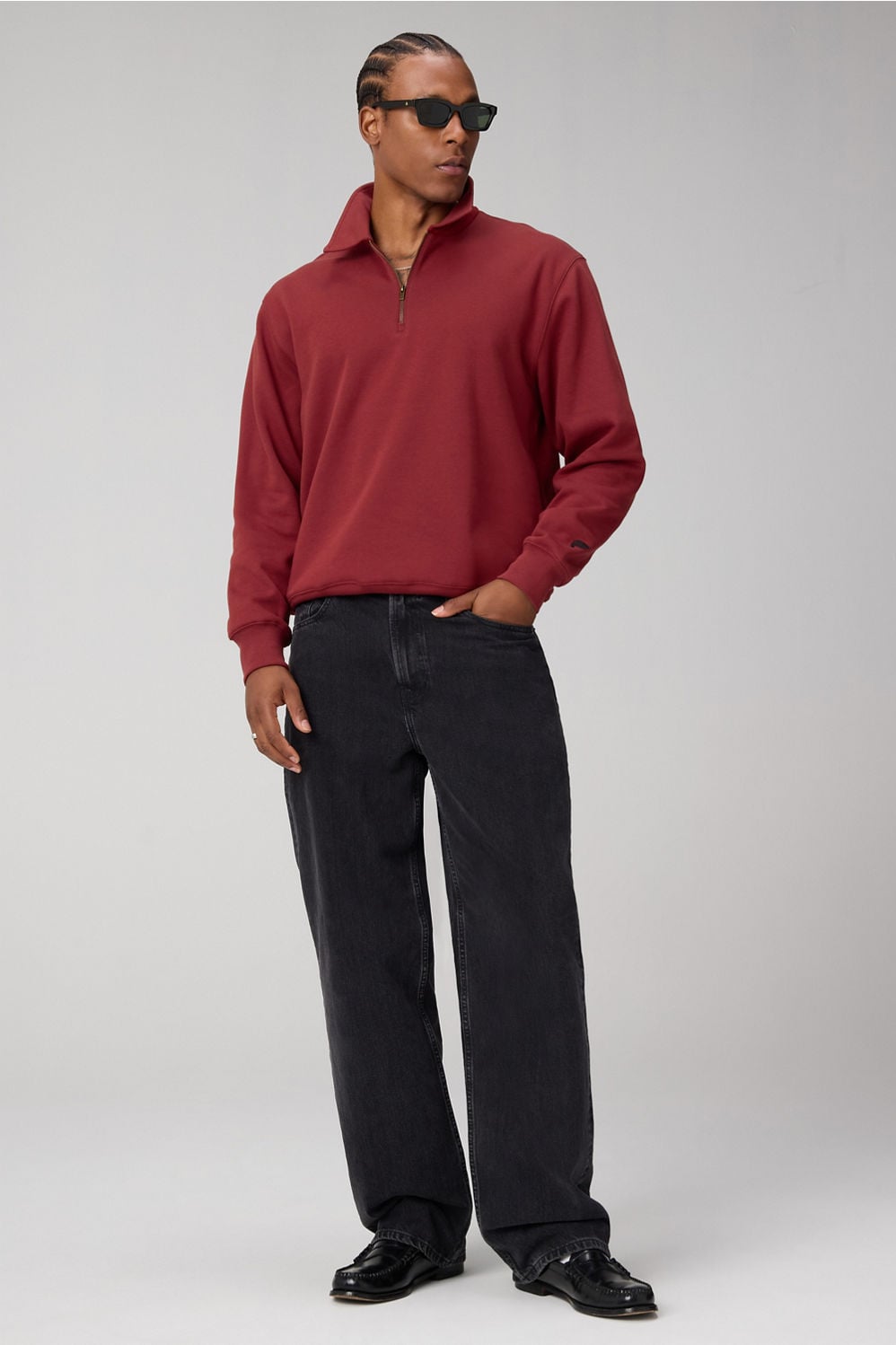 Fabletics The Go-To Quarter Zip Polo