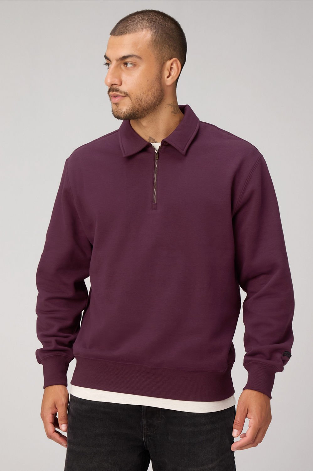 Fabletics The Go-To Quarter Zip Polo