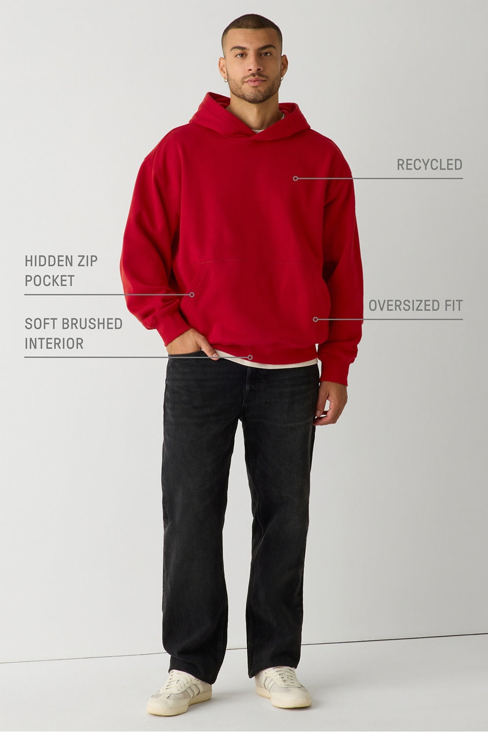Fabletics The Go-To Hoodie (Oversized)