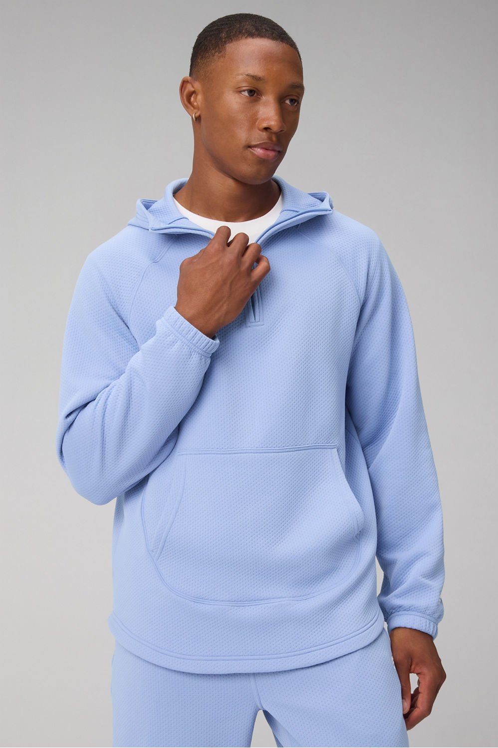 Fabletics The GridTech Quarter Zip Hoodie