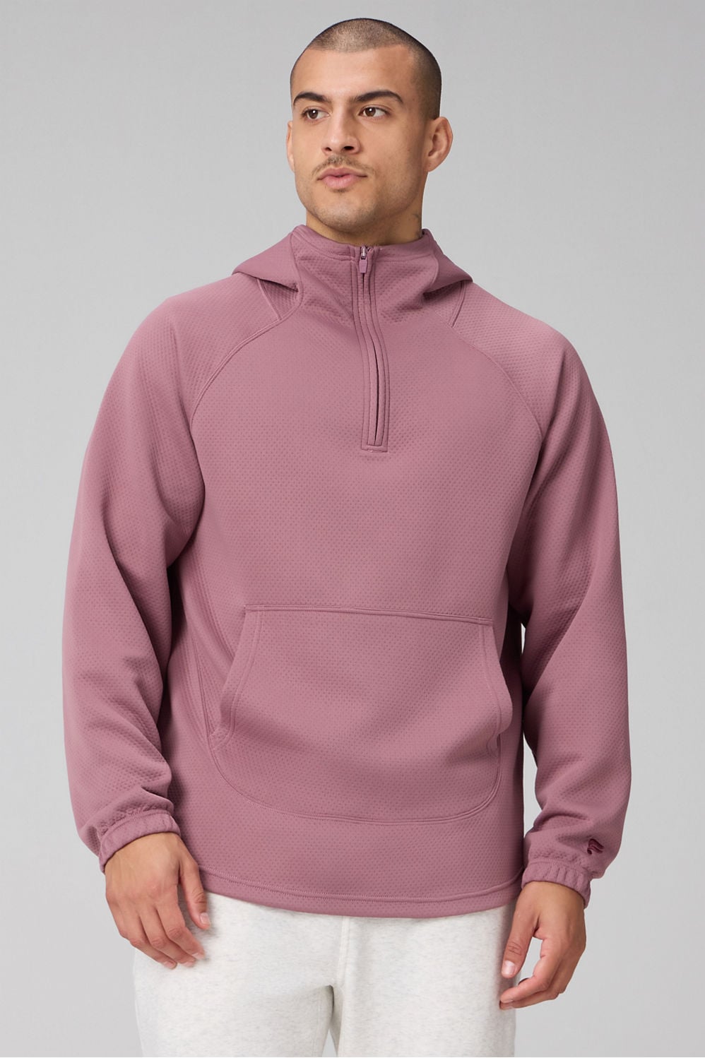 Fabletics The GridTech Quarter Zip Hoodie
