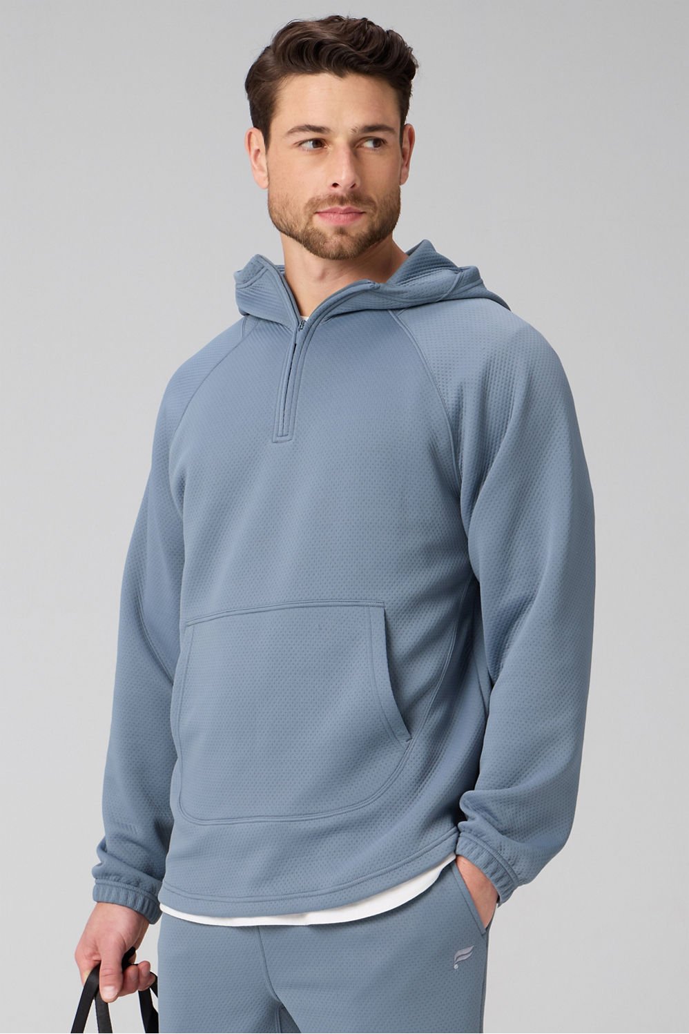 Fabletics The GridTech Quarter Zip Hoodie