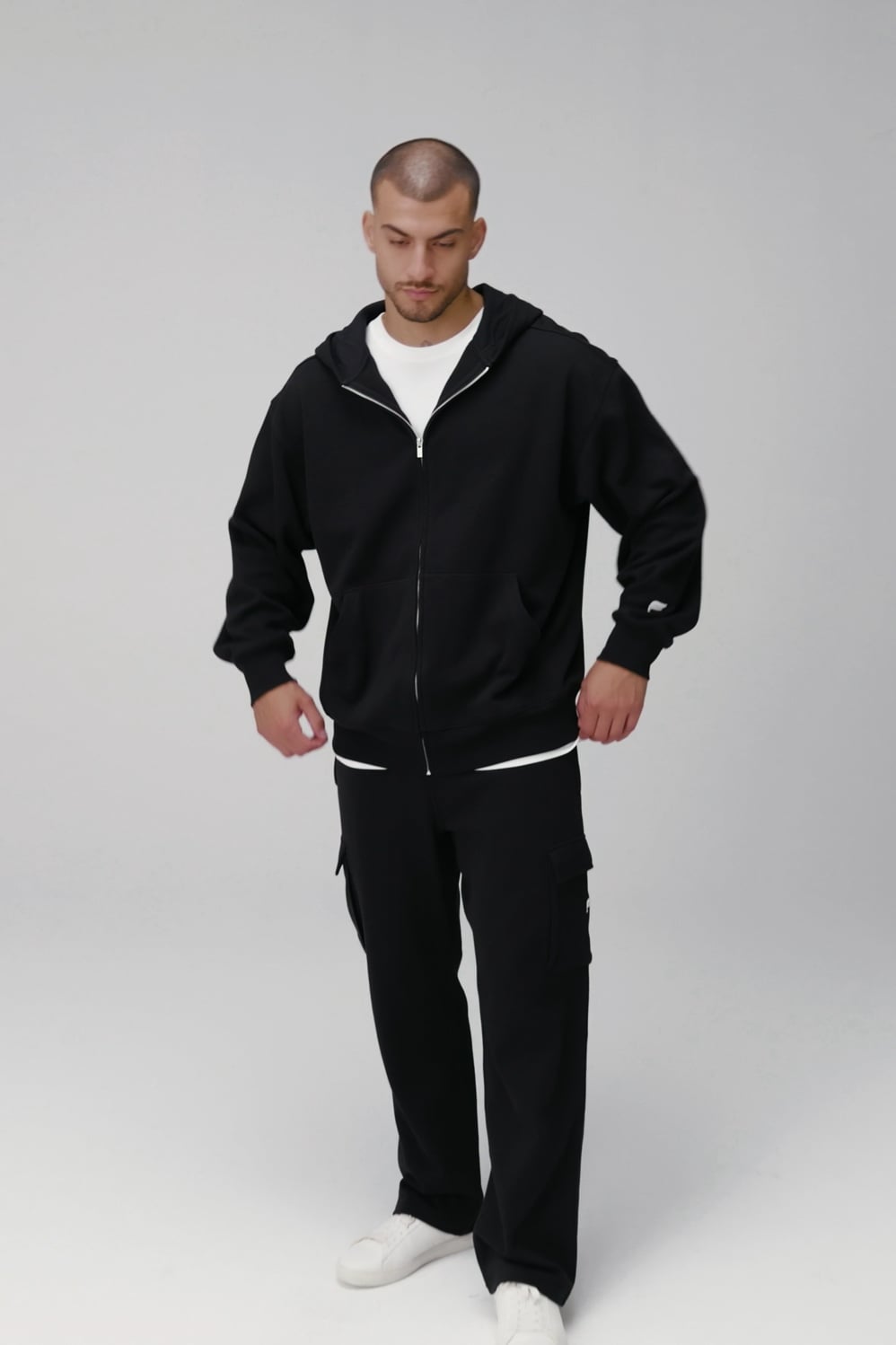Fabletics The Go-To Full Zip Hoodie (Oversized)