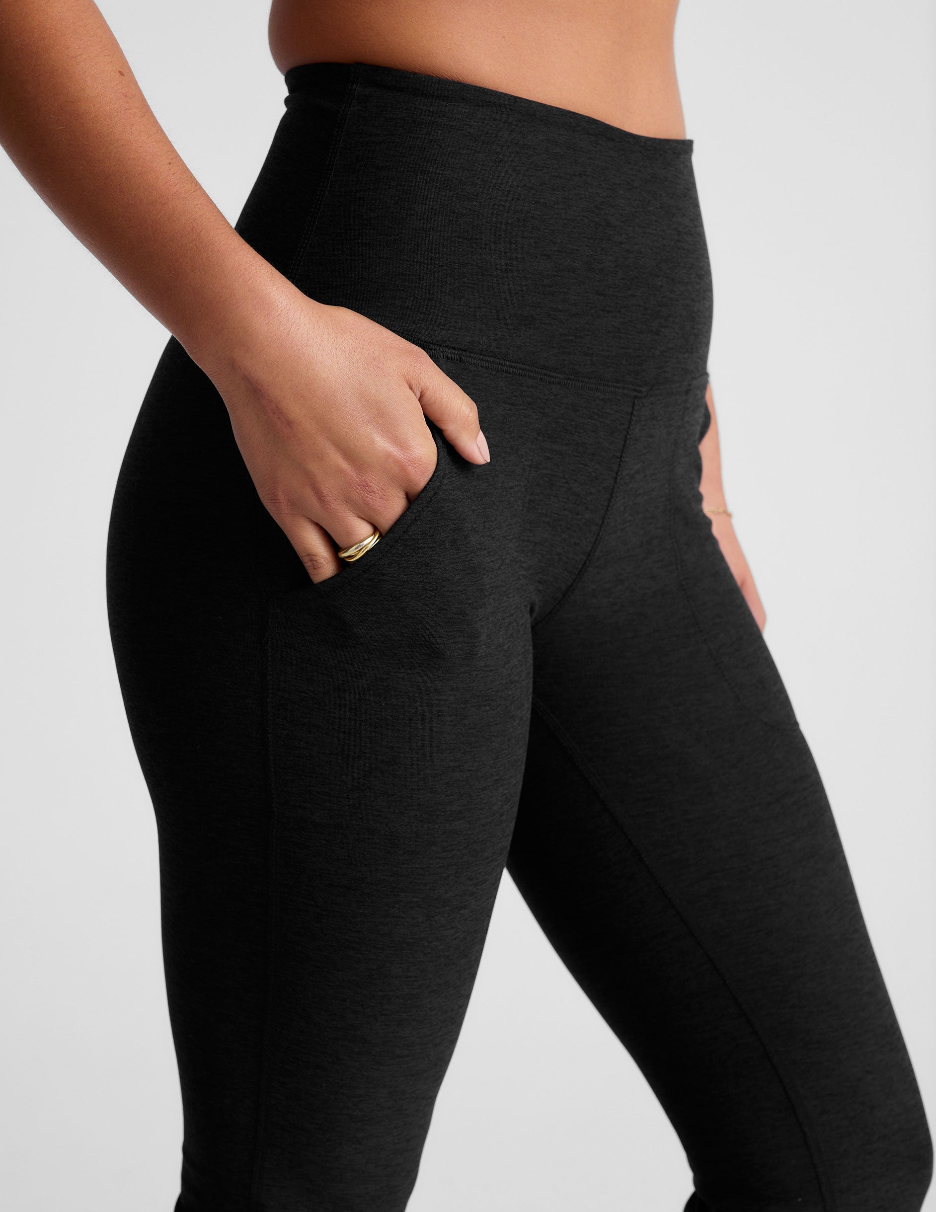 Beyond Yoga Spacedye High Waisted Practice Pocket Bootcut Pant 31 Women's