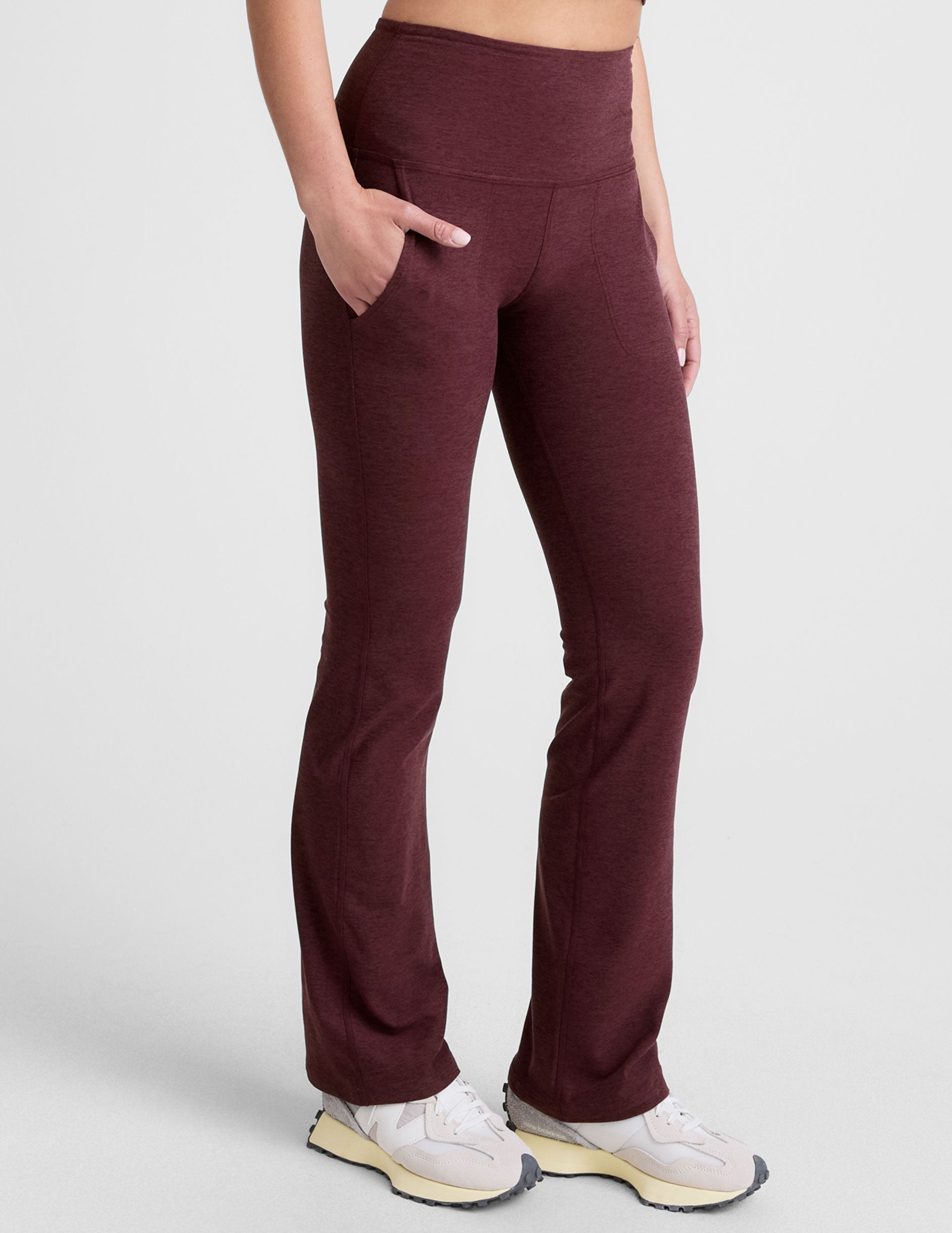 Beyond Yoga Spacedye High Waisted Practice Pocket Bootcut Pant 31 Women's