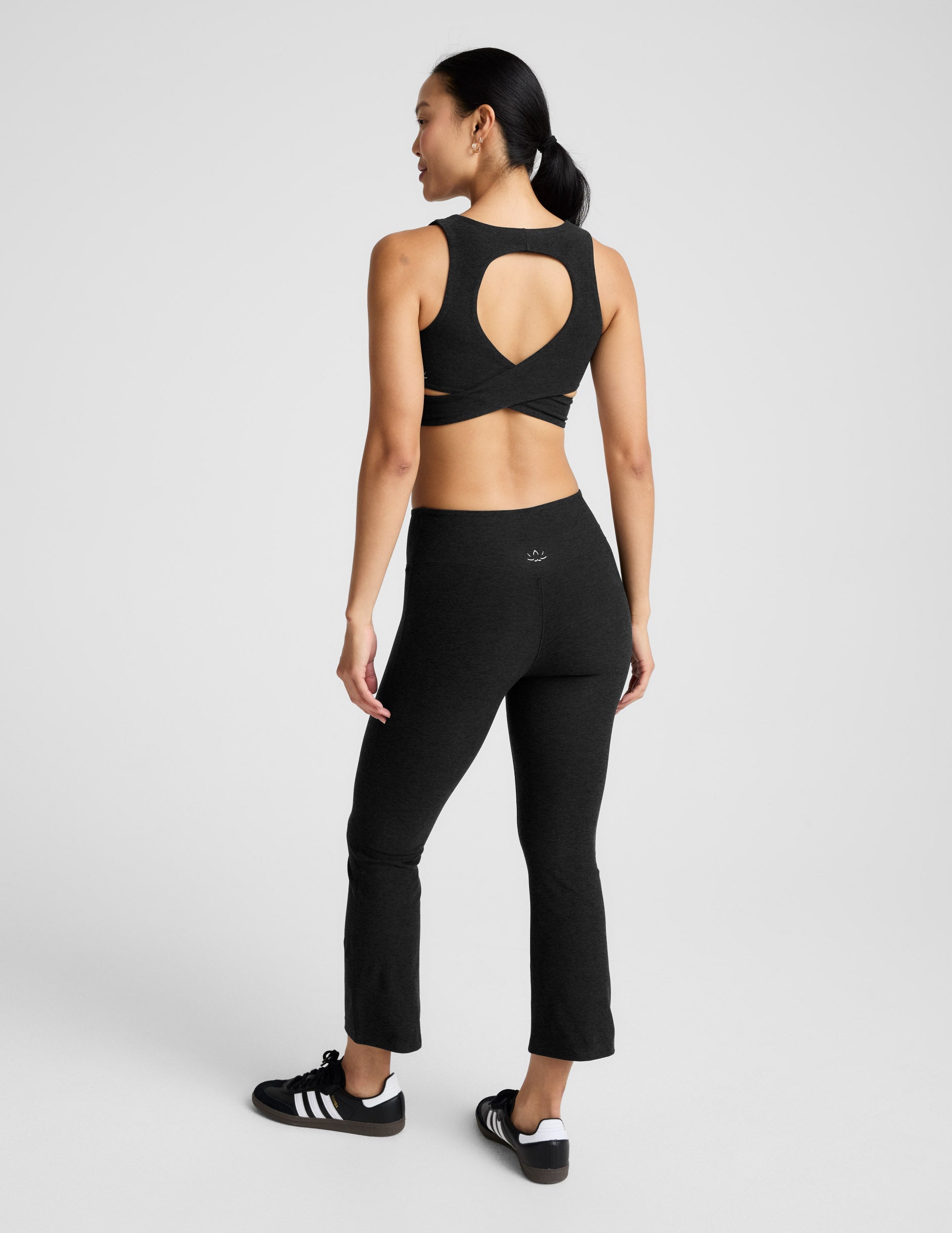Beyond Yoga Spacedye Pintuck Kick Flare High Waisted Pant Women's