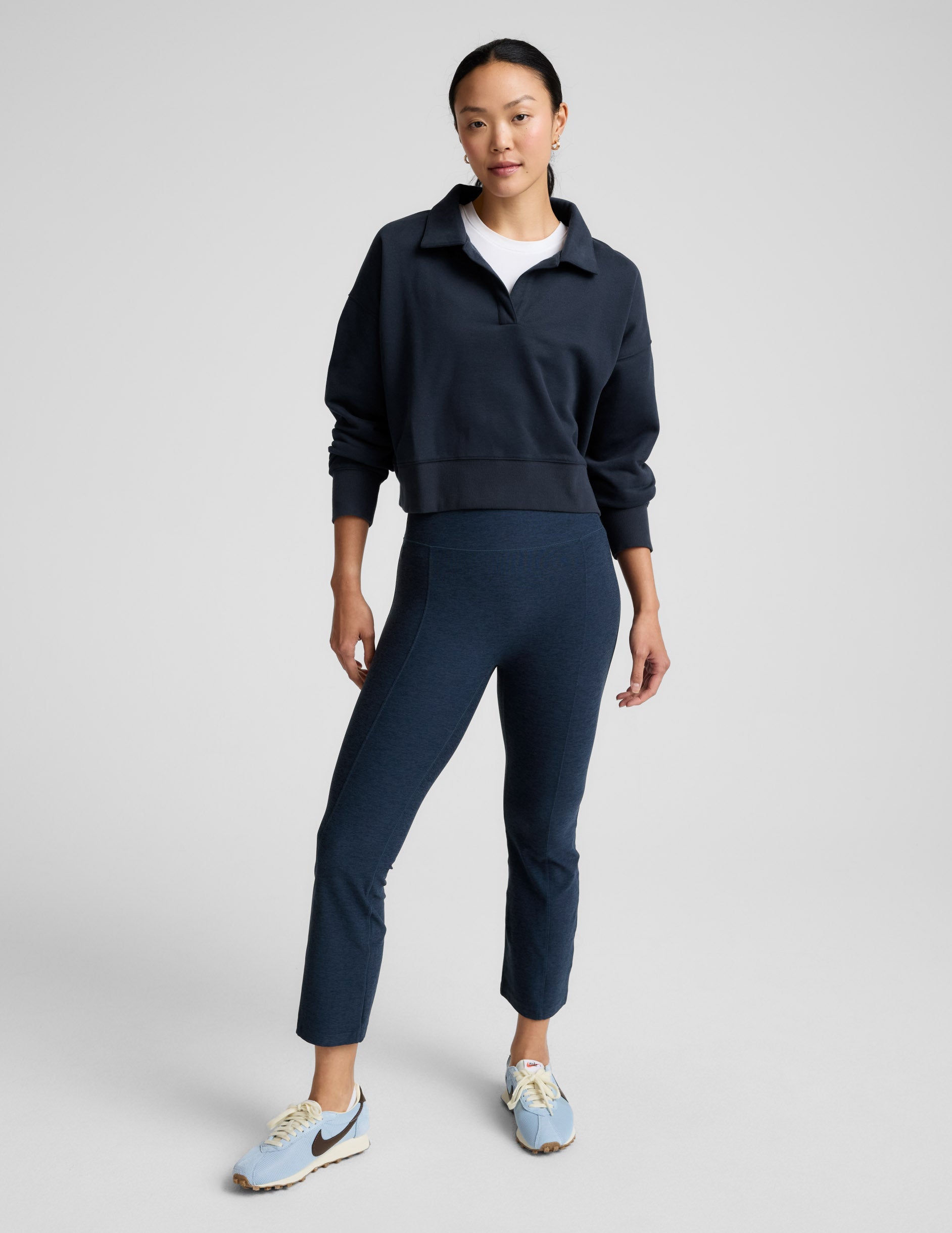 Beyond Yoga Spacedye Pintuck Kick Flare High Waisted Pant Women's