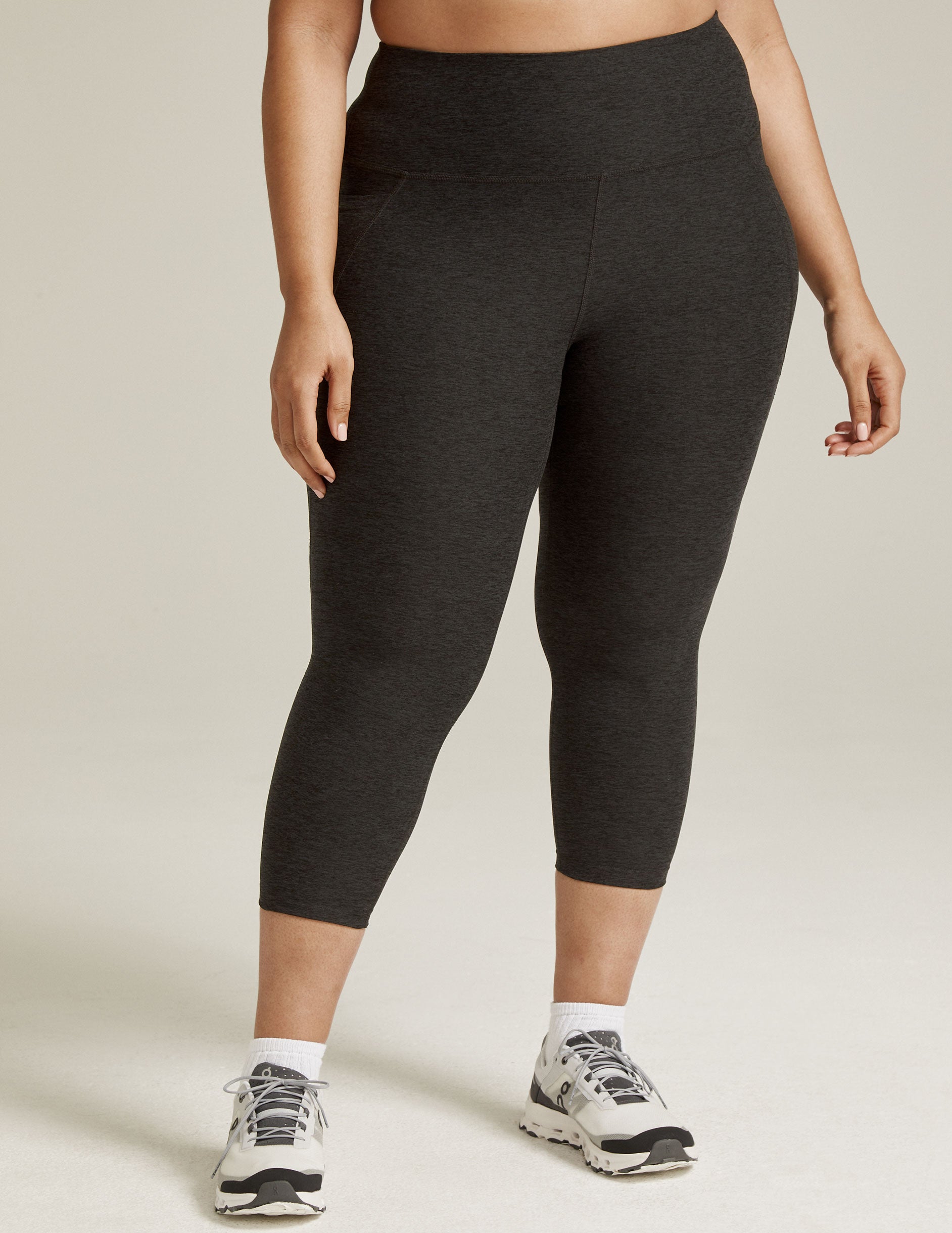 Beyond Yoga Spacedye Out Of Pocket High Waisted Capri Legging Women's