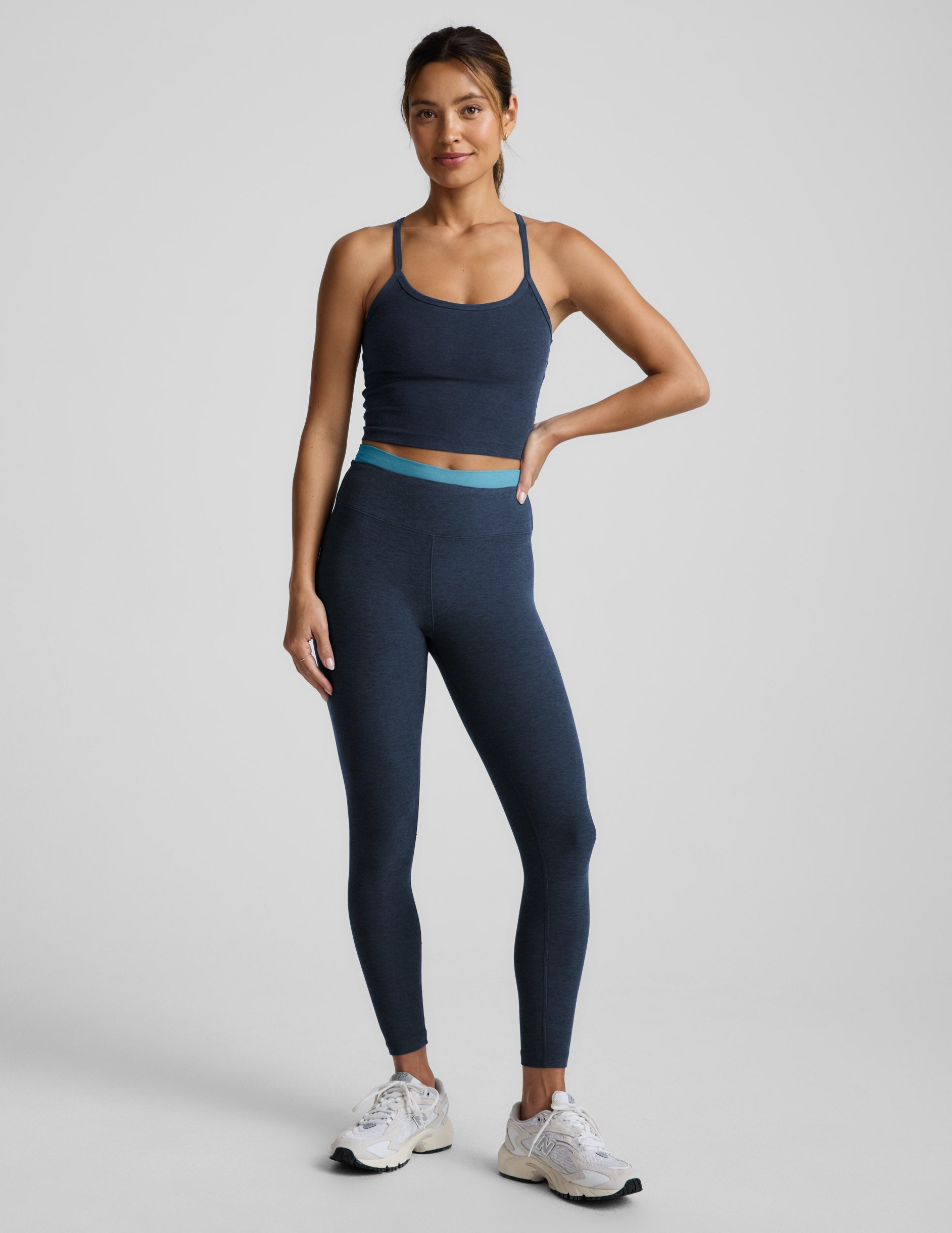 Beyond Yoga Spacedye Layered High Waisted Midi Legging Women's