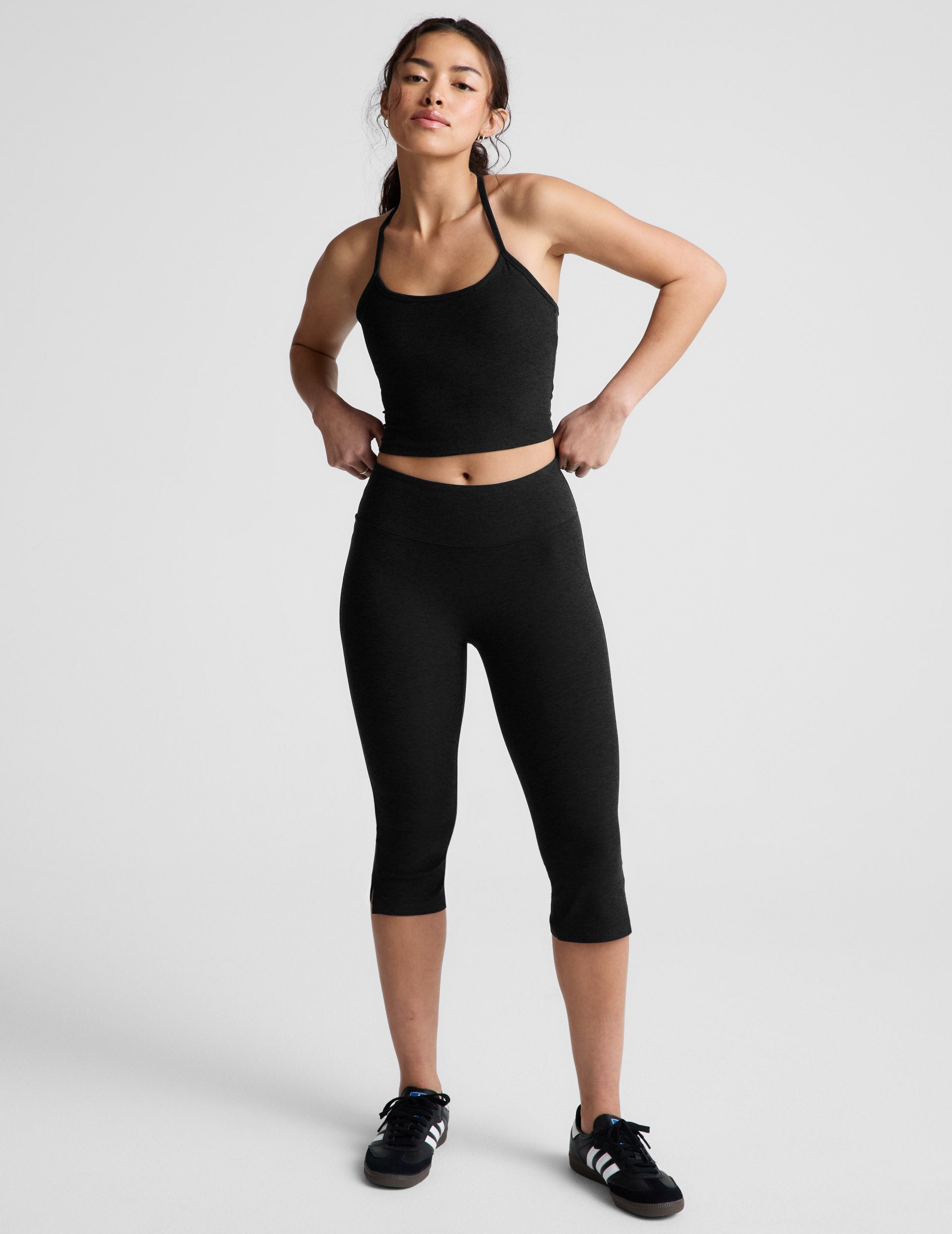 Beyond Yoga Spacedye MidRise Slit Pedal Pusher Legging Women's