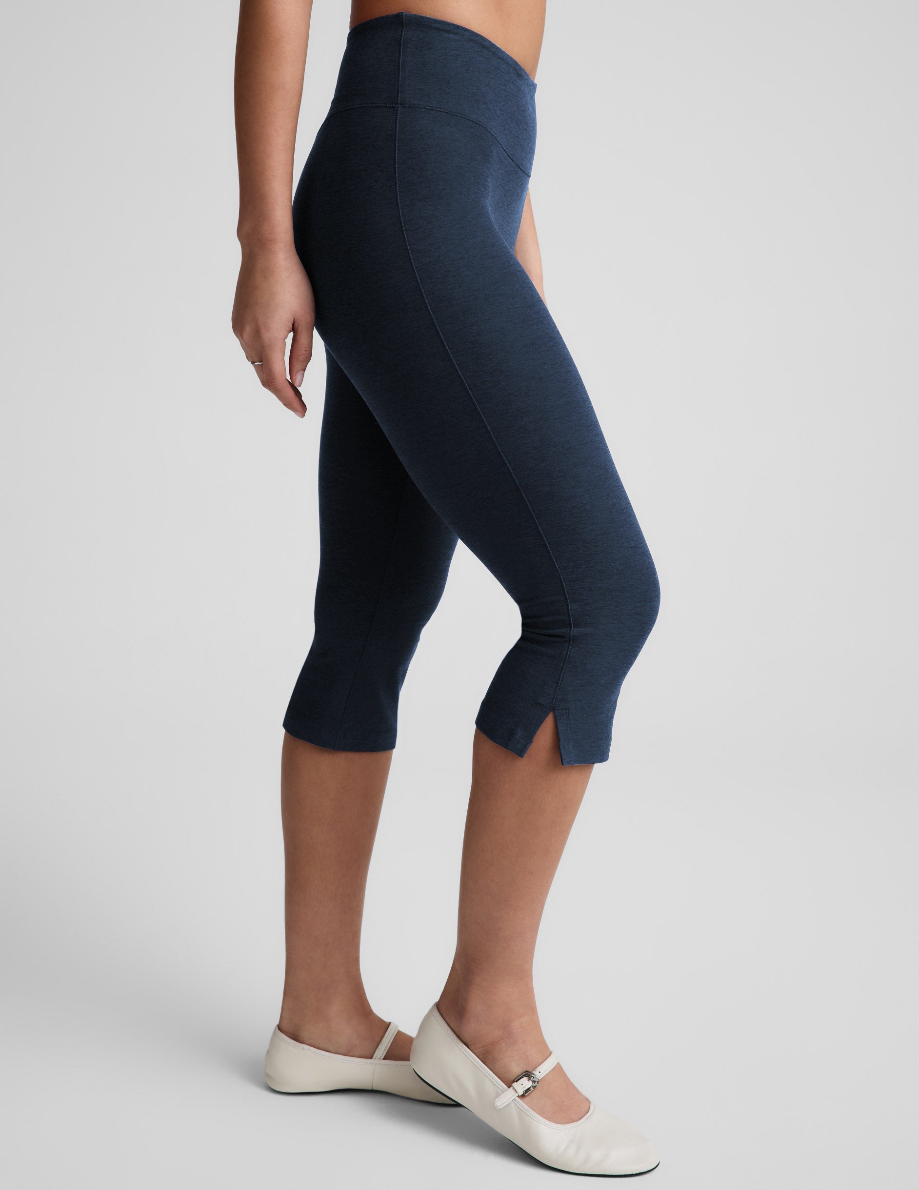 Beyond Yoga Spacedye MidRise Slit Pedal Pusher Legging Women's