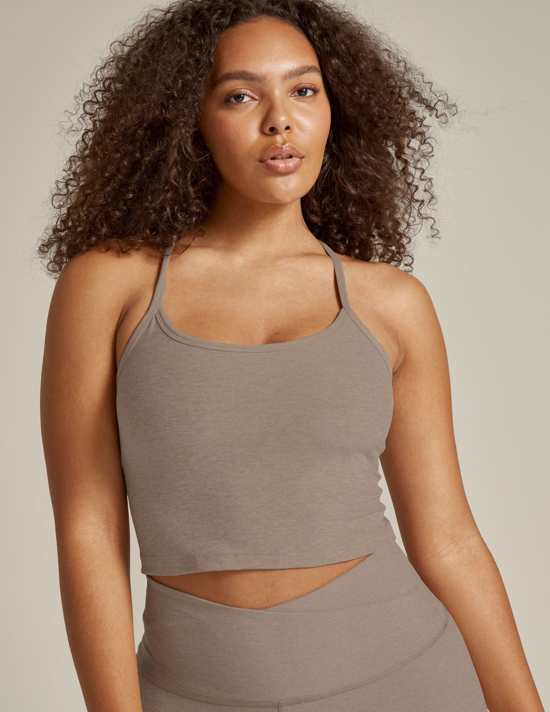Beyond Yoga Spacedye Slim Racerback Cropped Tank Women's