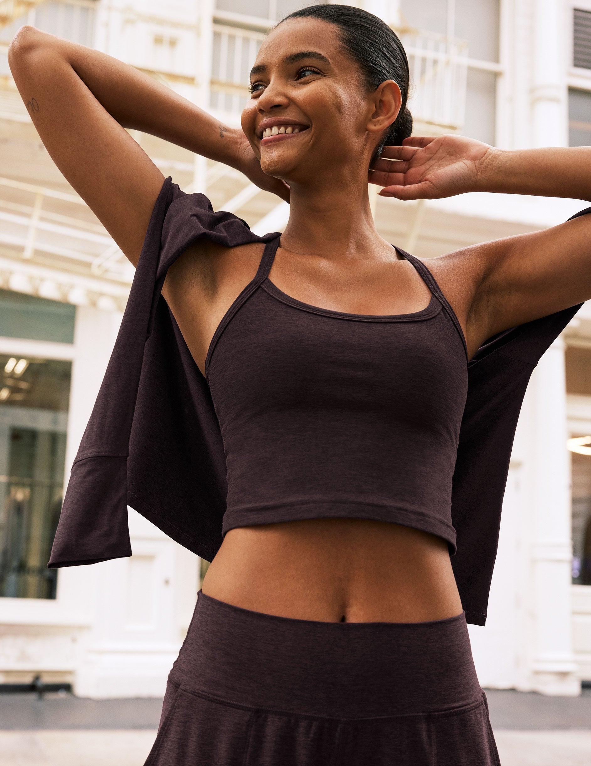 Beyond Yoga Spacedye Slim Racerback Cropped Tank Women's