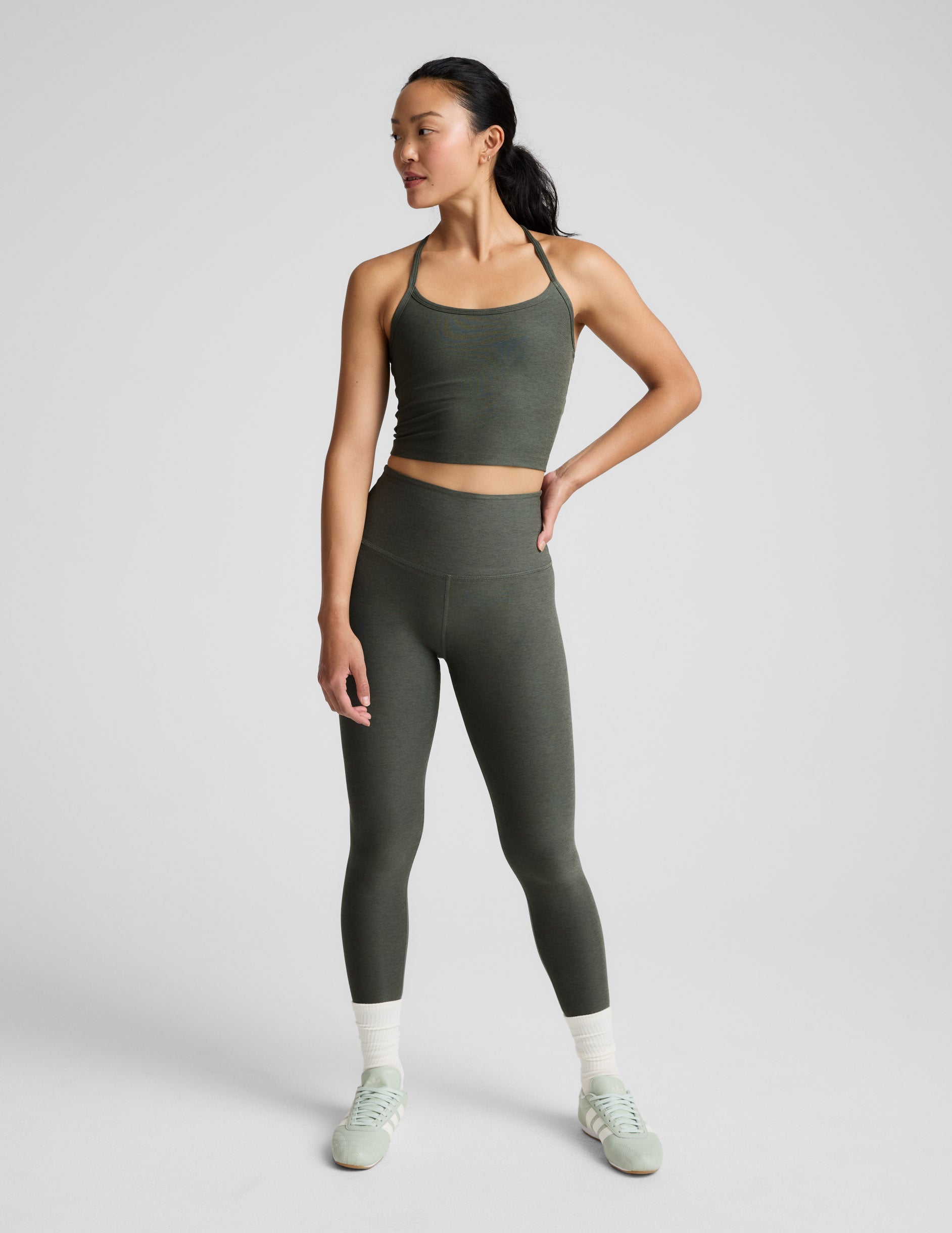 Beyond Yoga Spacedye Slim Racerback Cropped Tank Women's