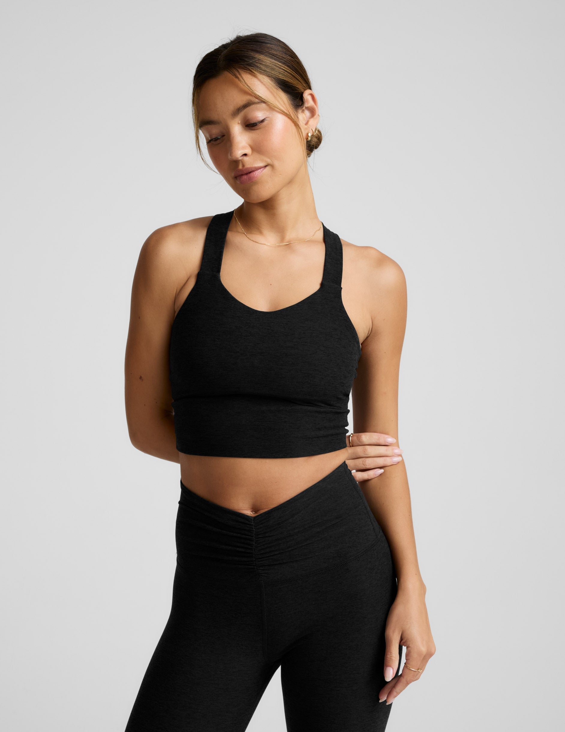 Beyond Yoga Spacedye Twist Through Cropped Tank Women's